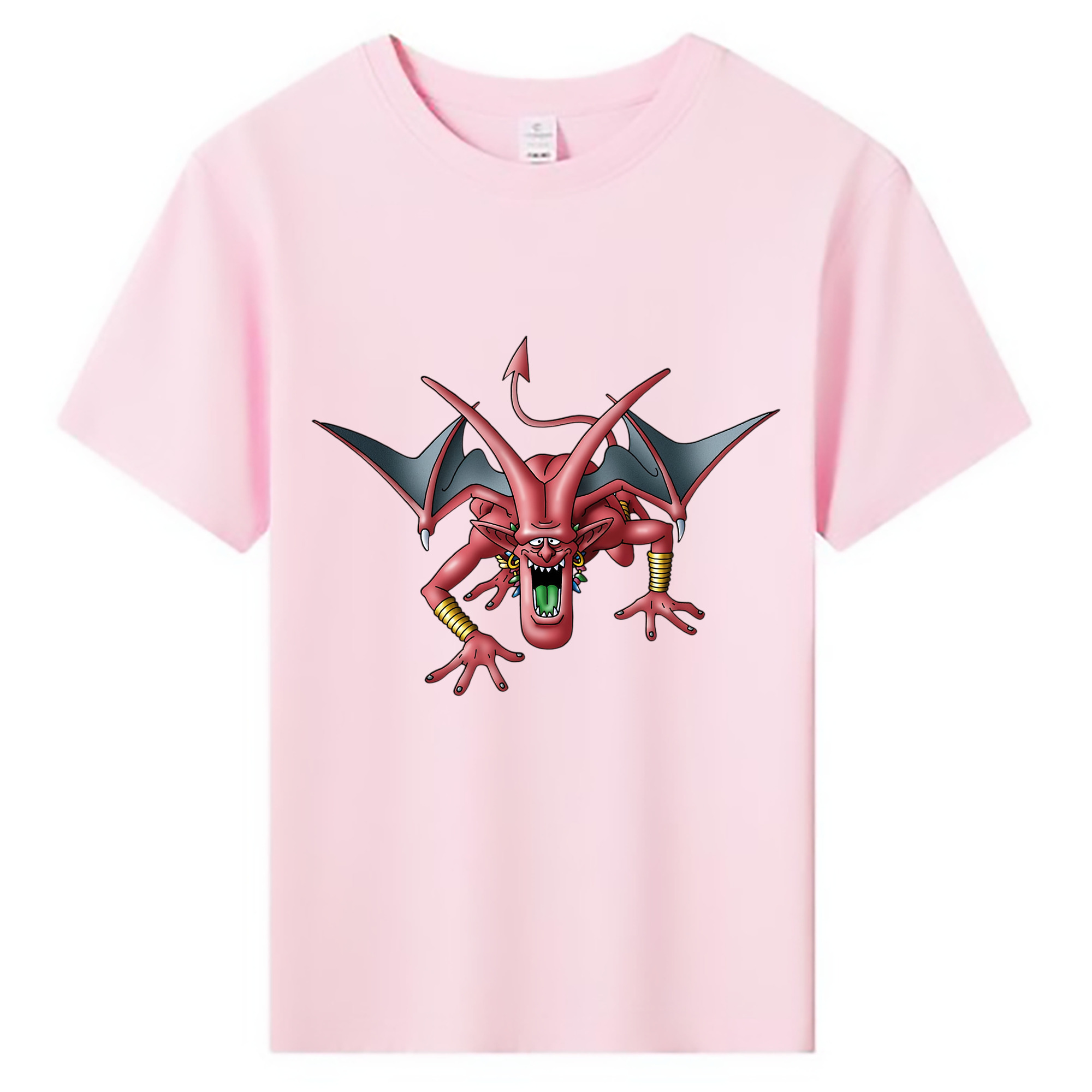 （画像用） ドラゴンクエスト Doragon Kuesuto Dragon Quest 綿100％キッズTシャツ（フロントプリント）