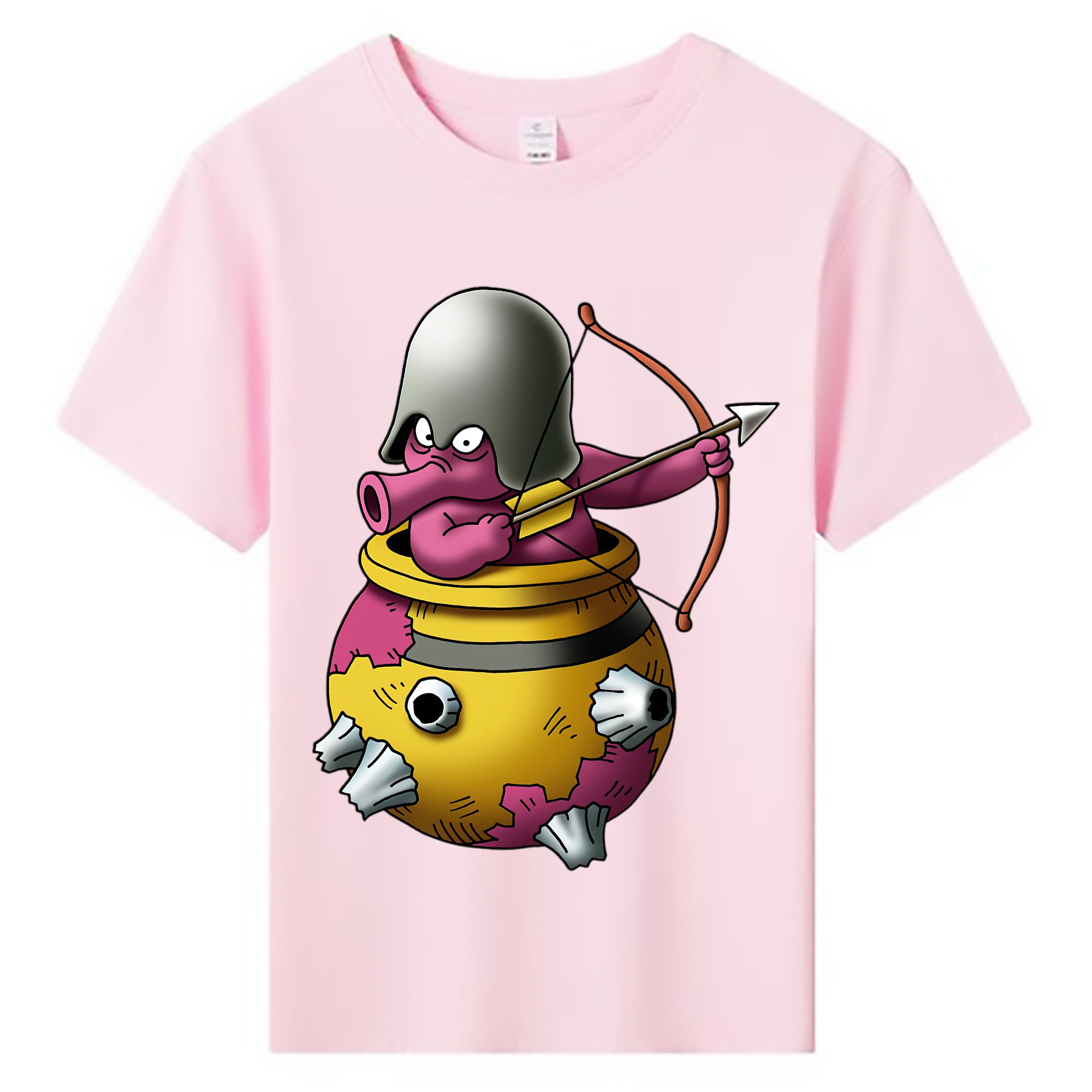 （画像用） ドラゴンクエスト Doragon Kuesuto Dragon Quest 綿100％キッズTシャツ（フロントプリント）