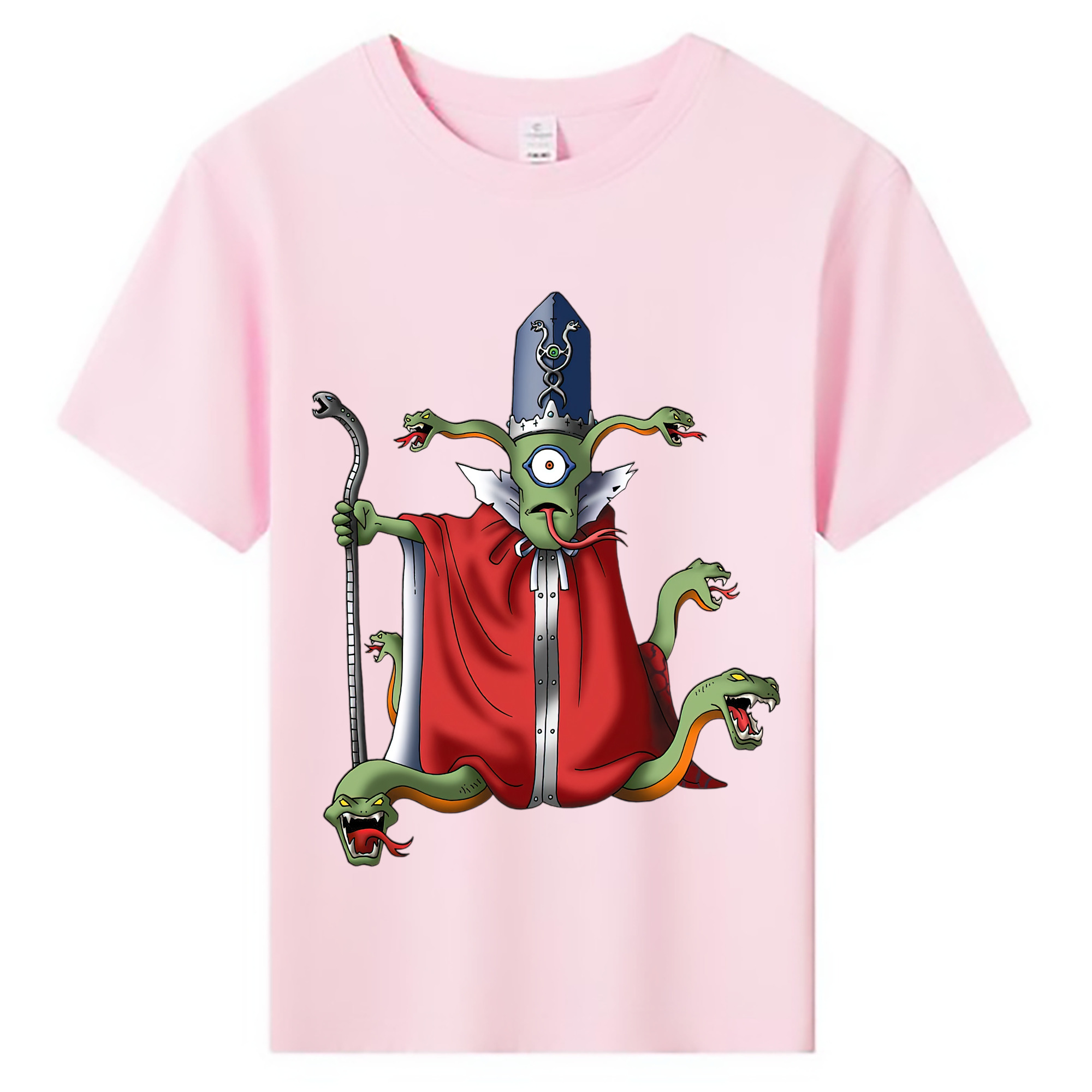 （画像用） ドラゴンクエスト Doragon Kuesuto Dragon Quest 綿100％キッズTシャツ（フロントプリント）