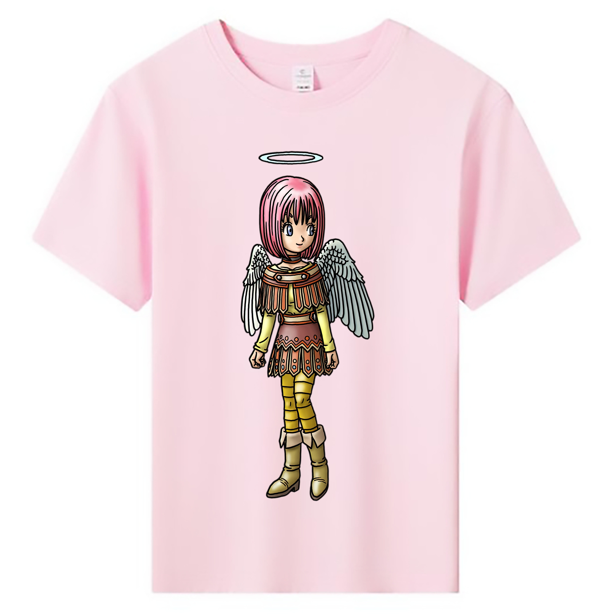 （画像用） ドラゴンクエスト Doragon Kuesuto Dragon Quest 綿100％キッズTシャツ（フロントプリント）