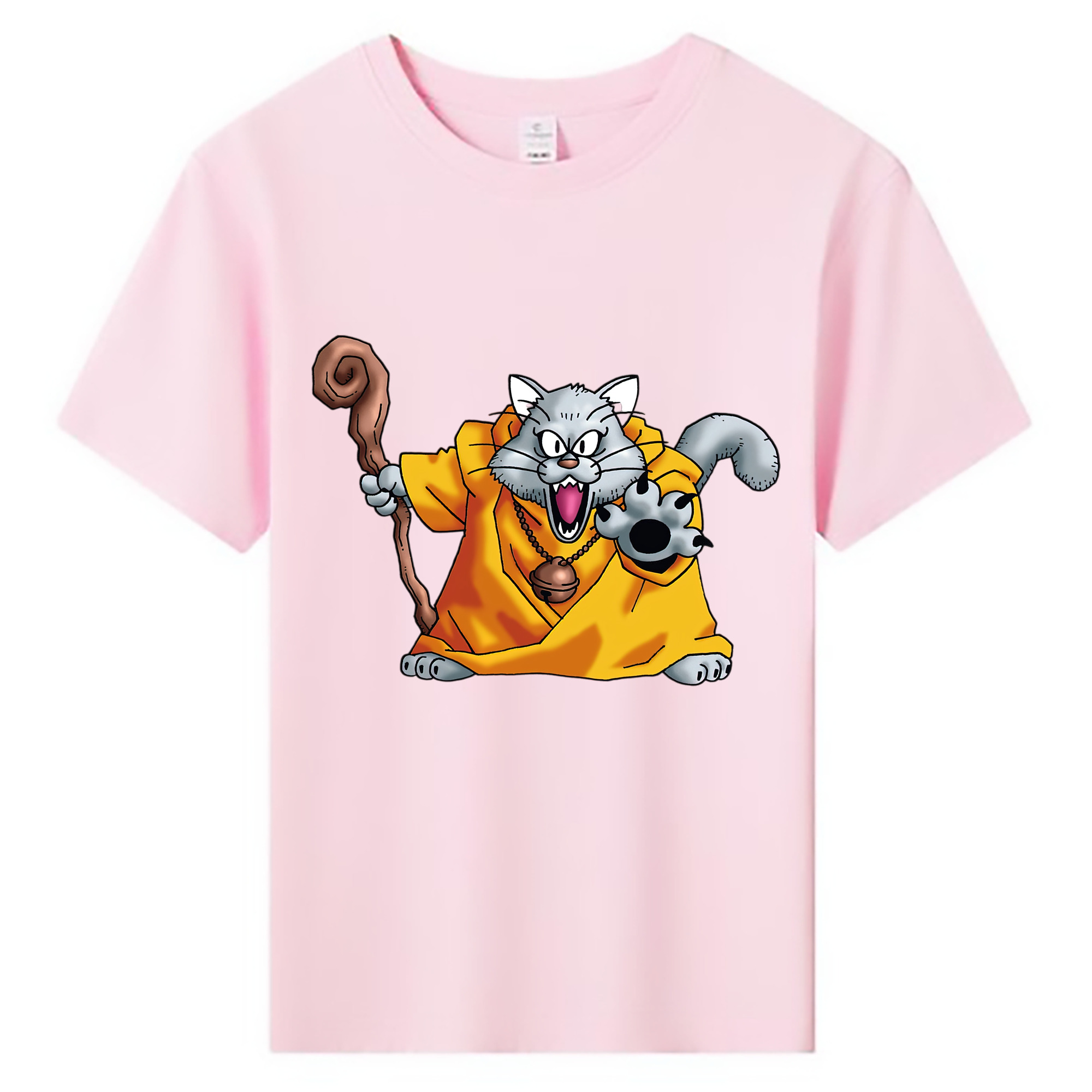 （画像用） ドラゴンクエスト Doragon Kuesuto Dragon Quest 綿100％キッズTシャツ（フロントプリント）