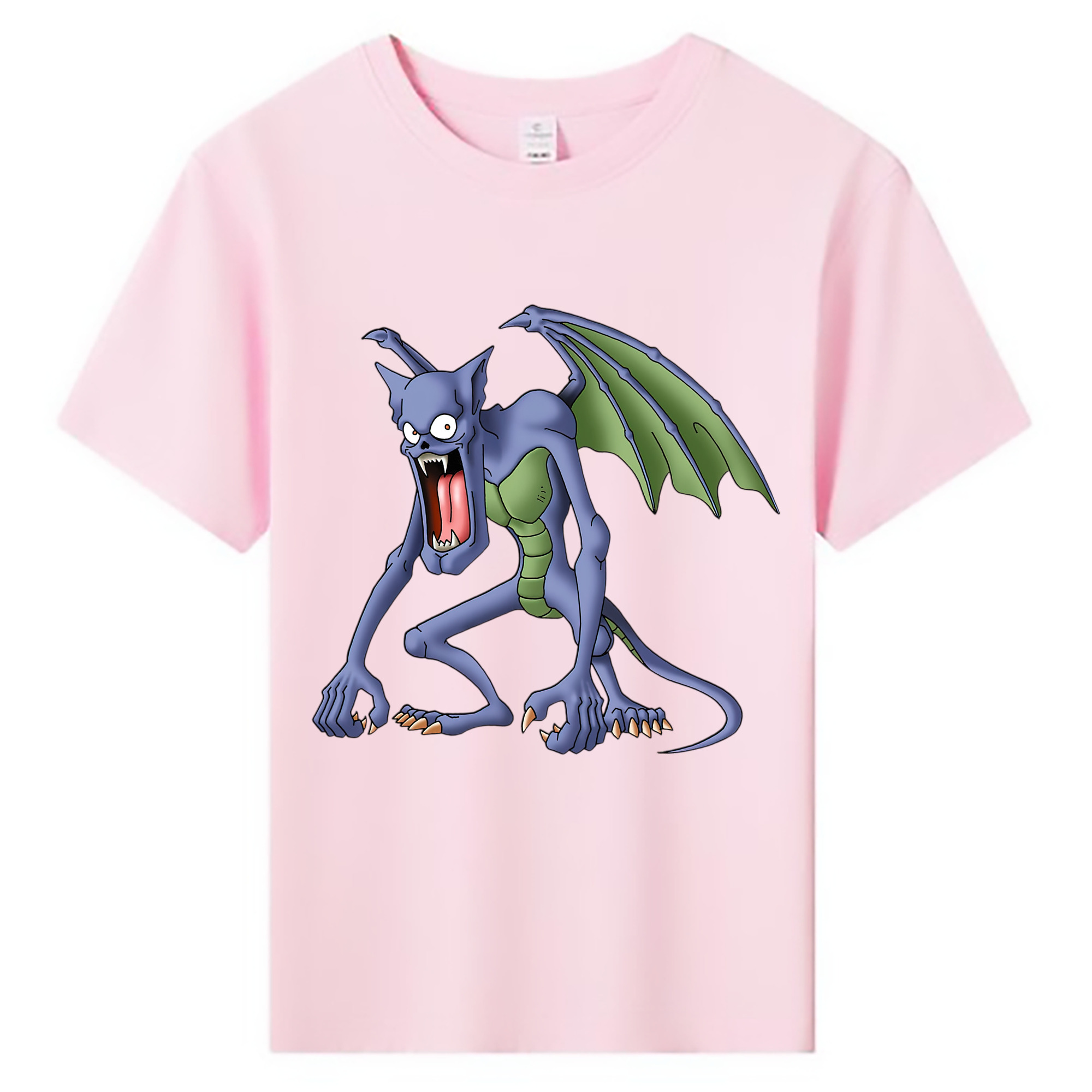 （画像用） ドラゴンクエスト Doragon Kuesuto Dragon Quest 綿100％キッズTシャツ（フロントプリント）