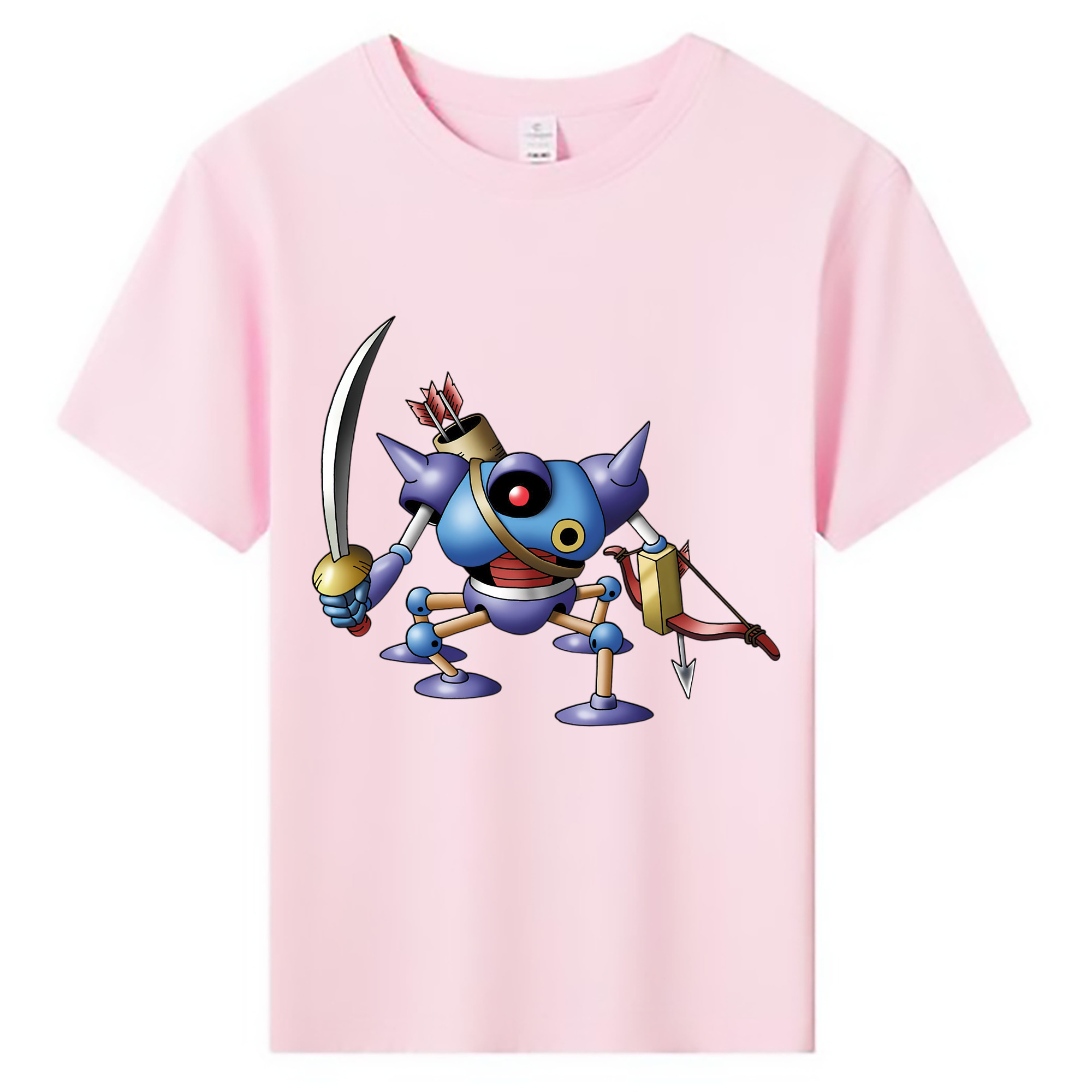 （画像用） ドラゴンクエスト Doragon Kuesuto Dragon Quest 綿100％キッズTシャツ（フロントプリント）