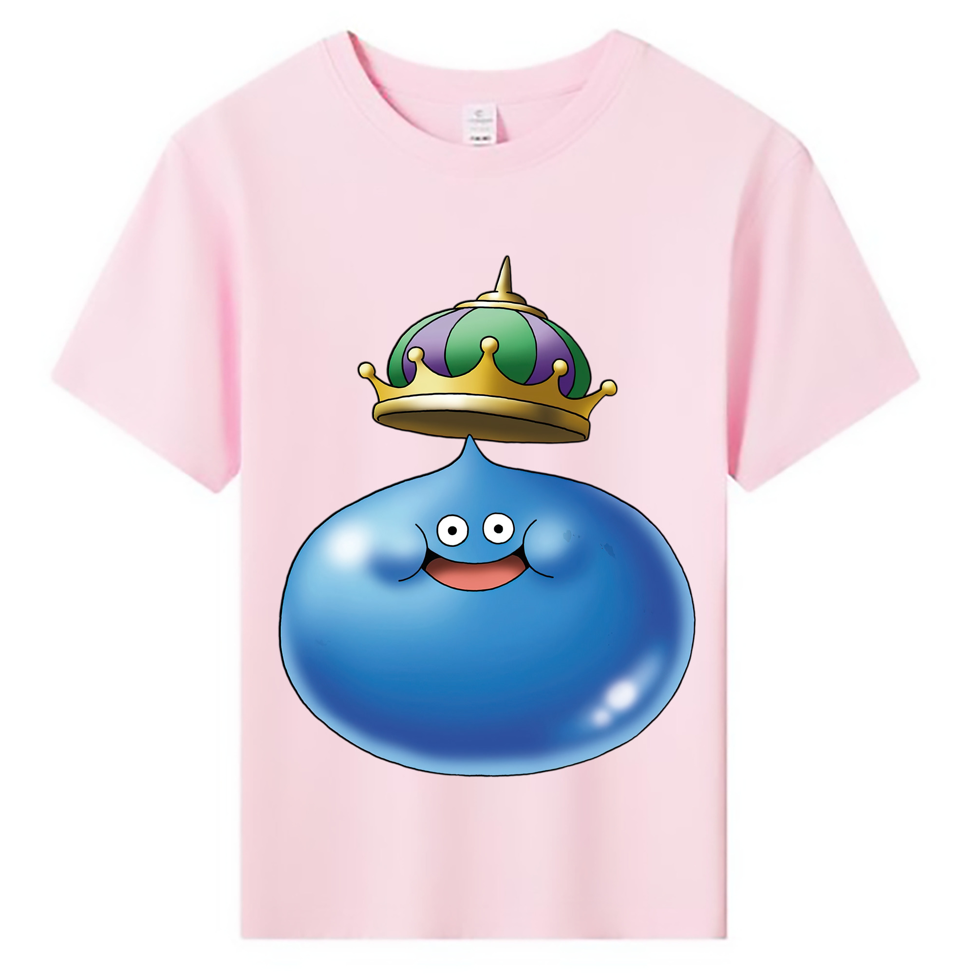 （画像用） ドラゴンクエスト Doragon Kuesuto Dragon Quest 綿100％キッズTシャツ（フロントプリント）