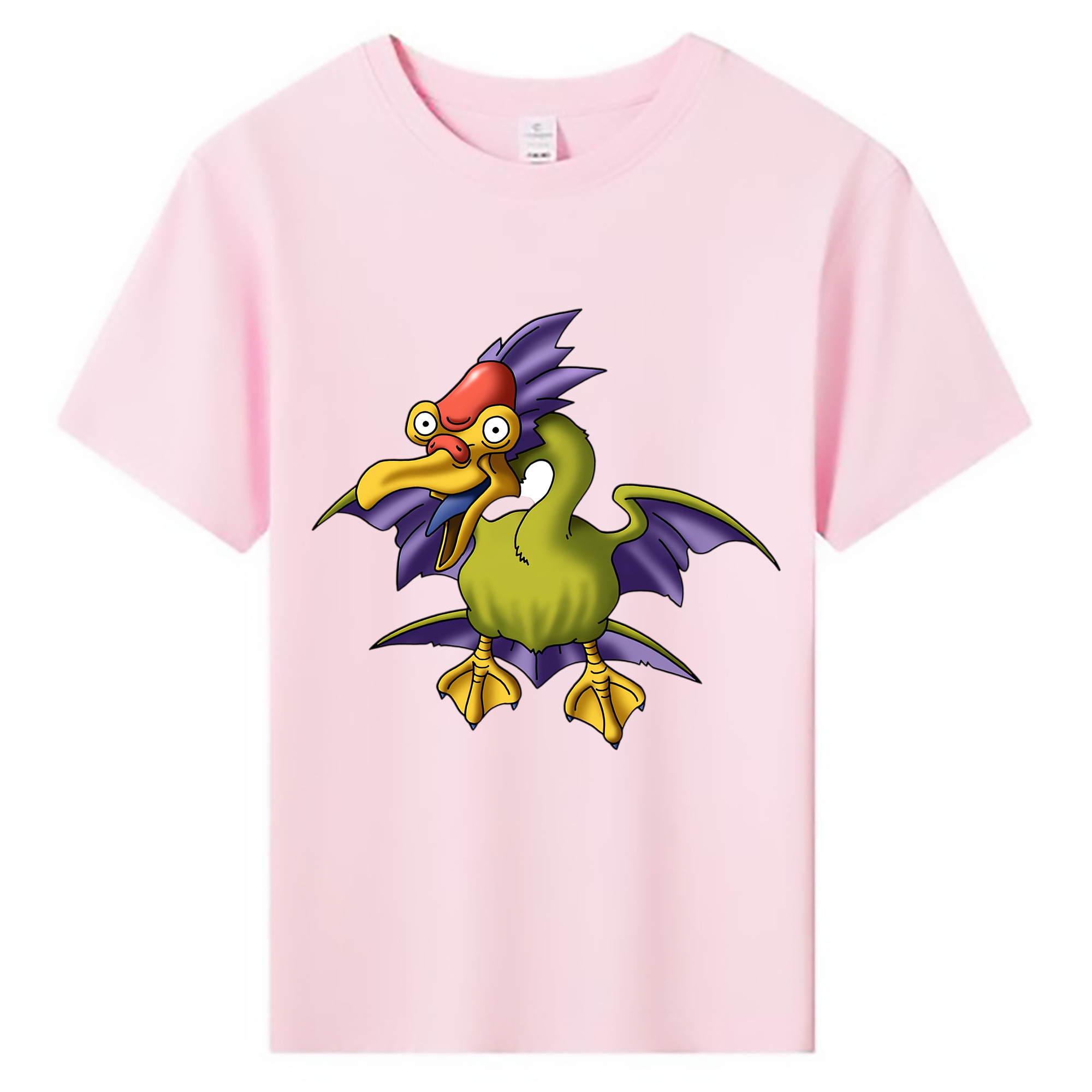 （画像用） ドラゴンクエスト Doragon Kuesuto Dragon Quest 綿100％キッズTシャツ（フロントプリント）