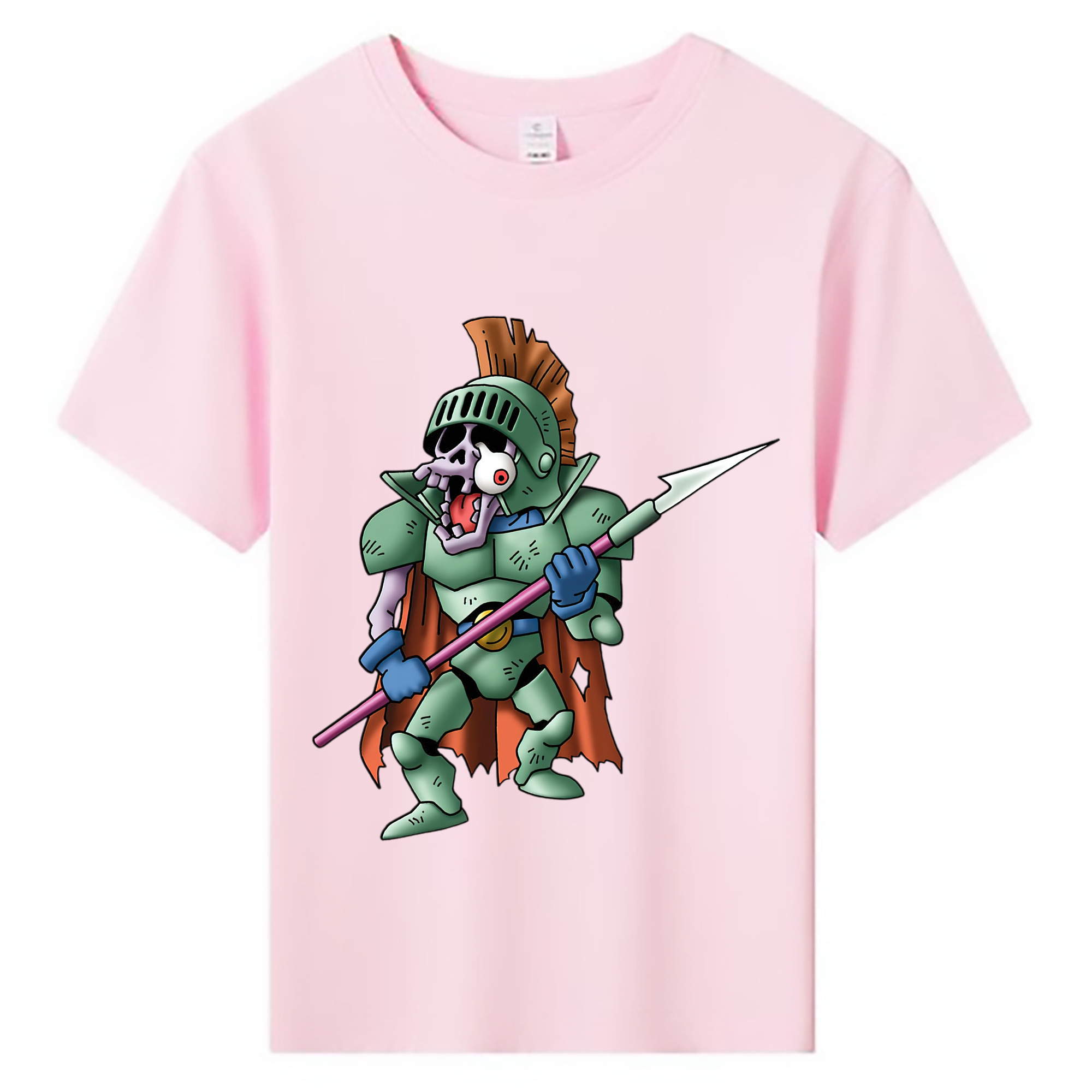 （画像用） ドラゴンクエスト Doragon Kuesuto Dragon Quest 綿100％キッズTシャツ（フロントプリント）