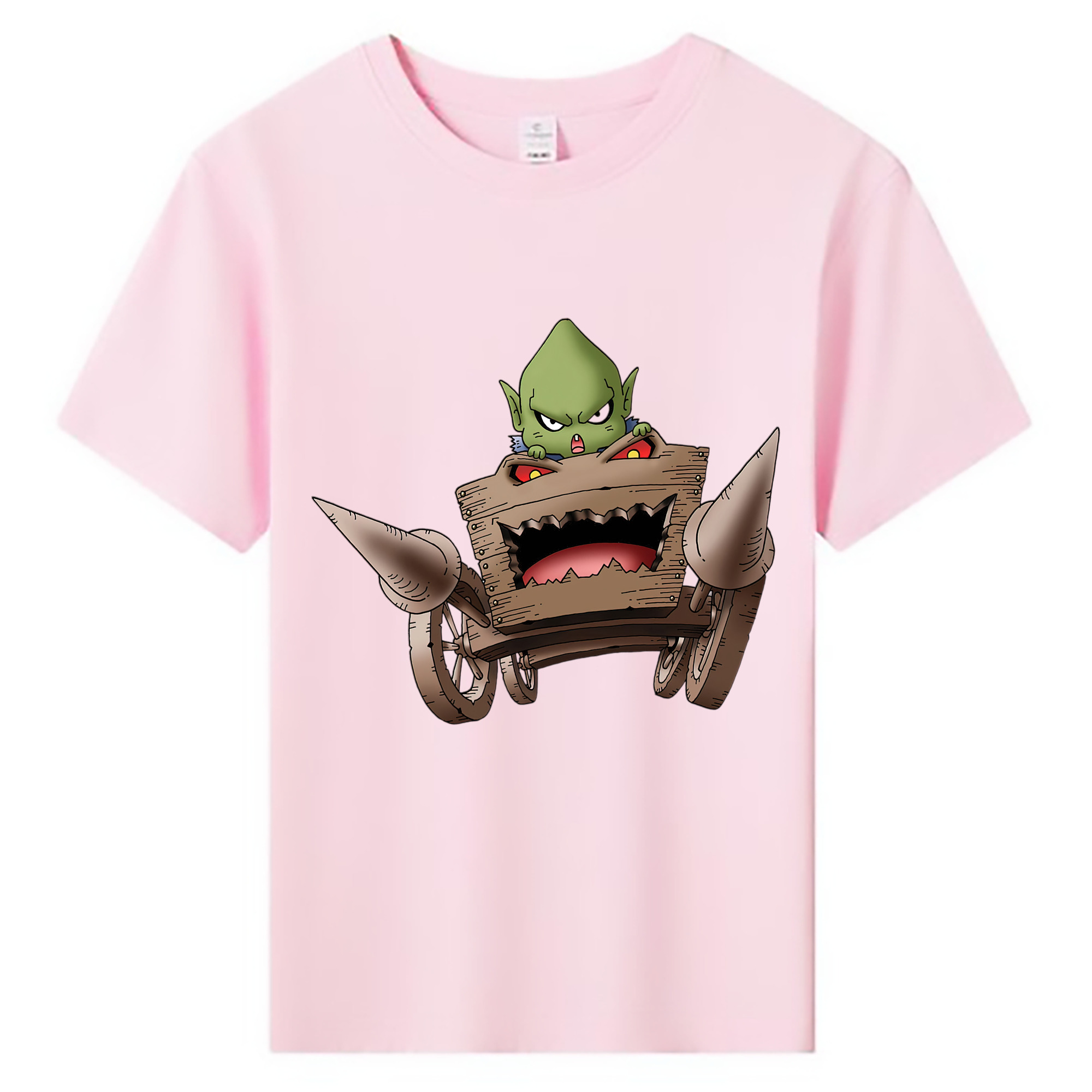 （画像用） ドラゴンクエスト Doragon Kuesuto Dragon Quest 綿100％キッズTシャツ（フロントプリント）