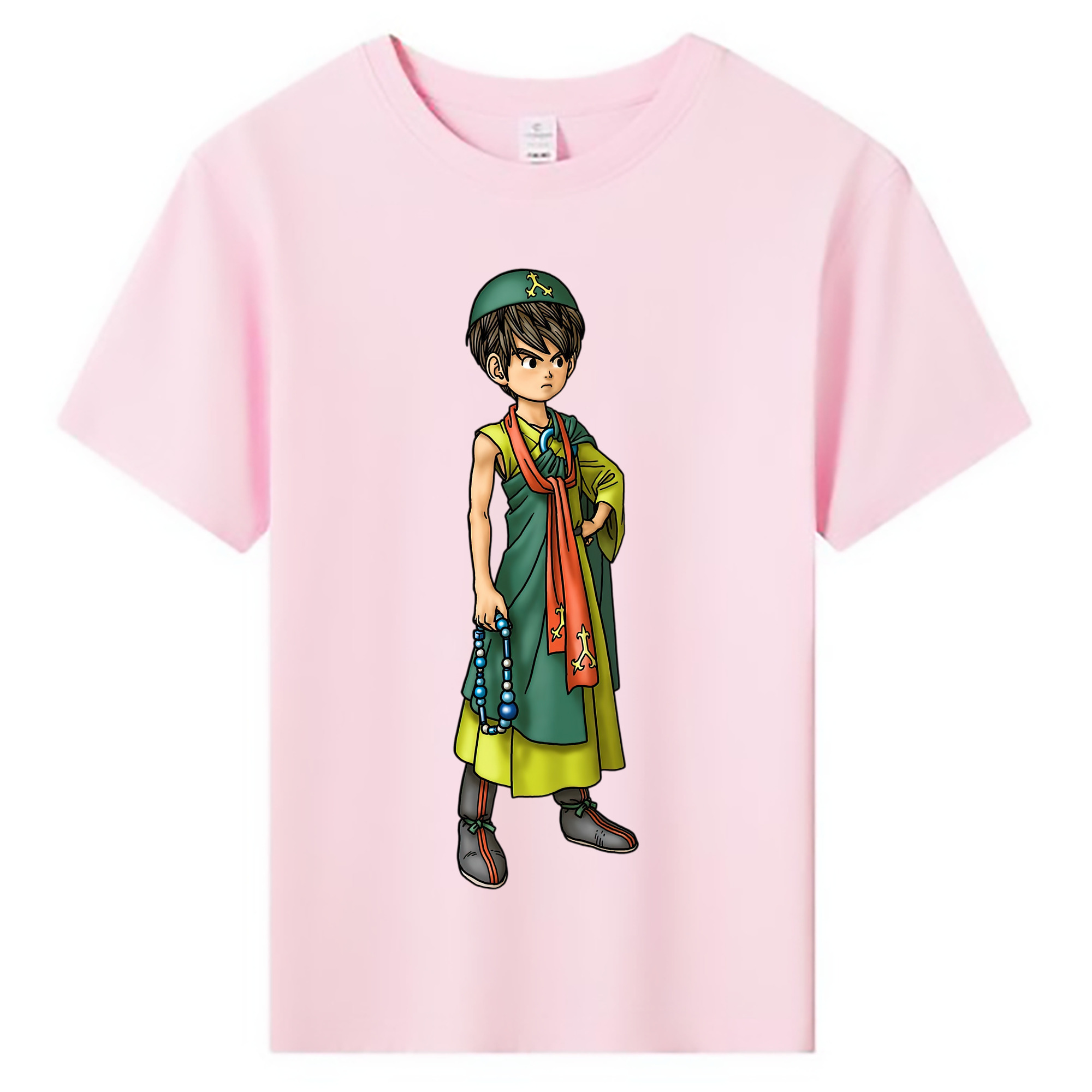 （画像用） ドラゴンクエスト Doragon Kuesuto Dragon Quest 綿100％キッズTシャツ（フロントプリント）