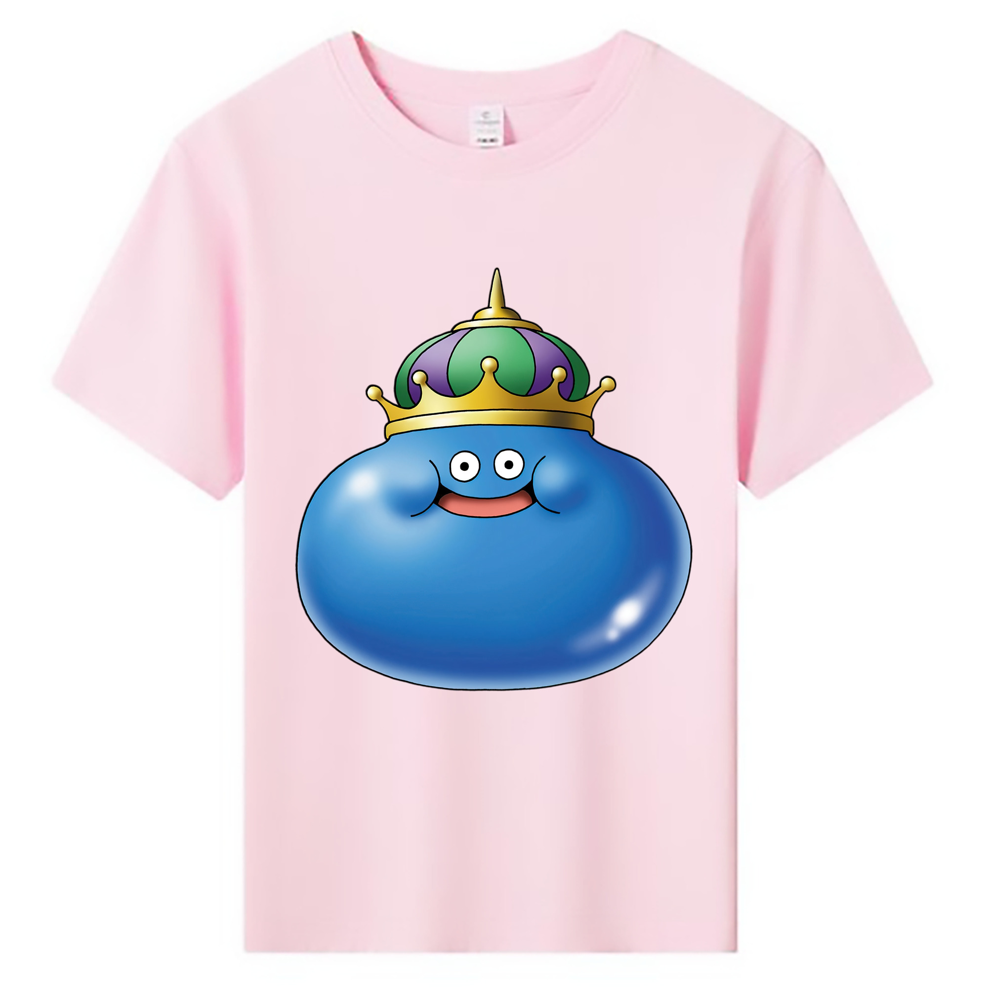 （画像用） ドラゴンクエスト Doragon Kuesuto Dragon Quest 綿100％キッズTシャツ（フロントプリント）