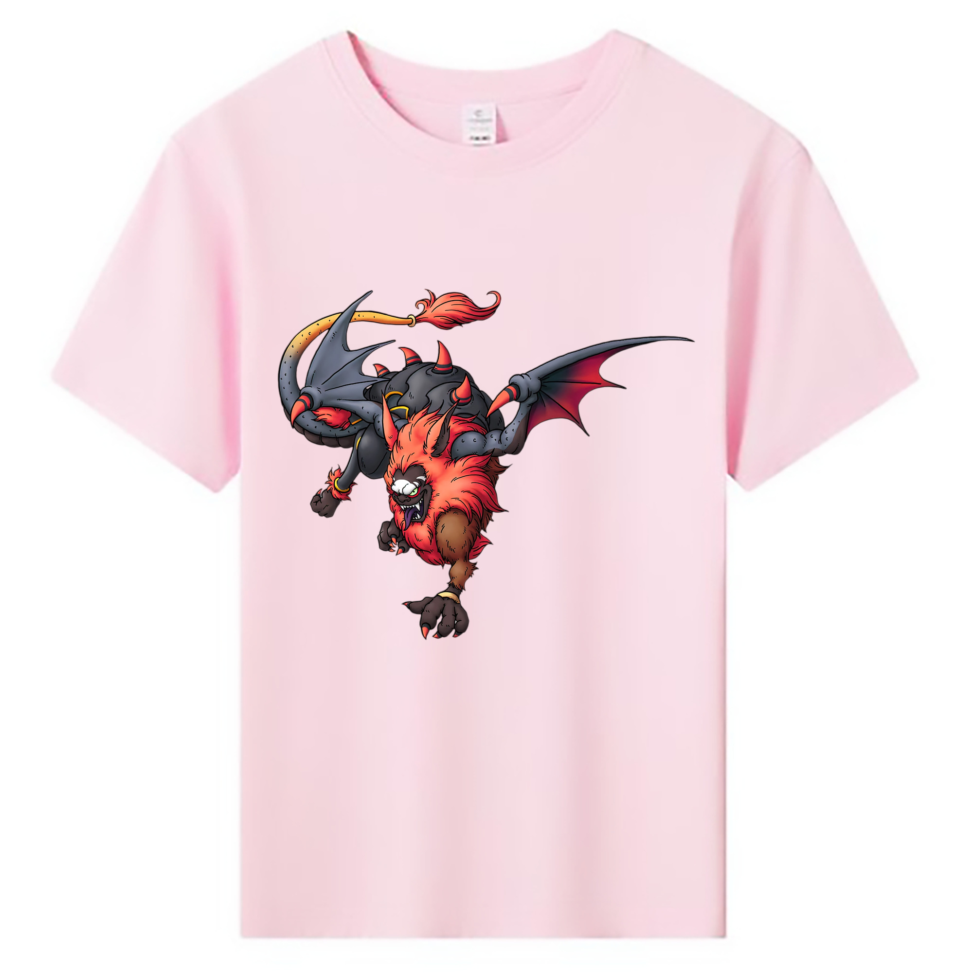 （画像用） ドラゴンクエスト Doragon Kuesuto Dragon Quest 綿100％キッズTシャツ（フロントプリント）