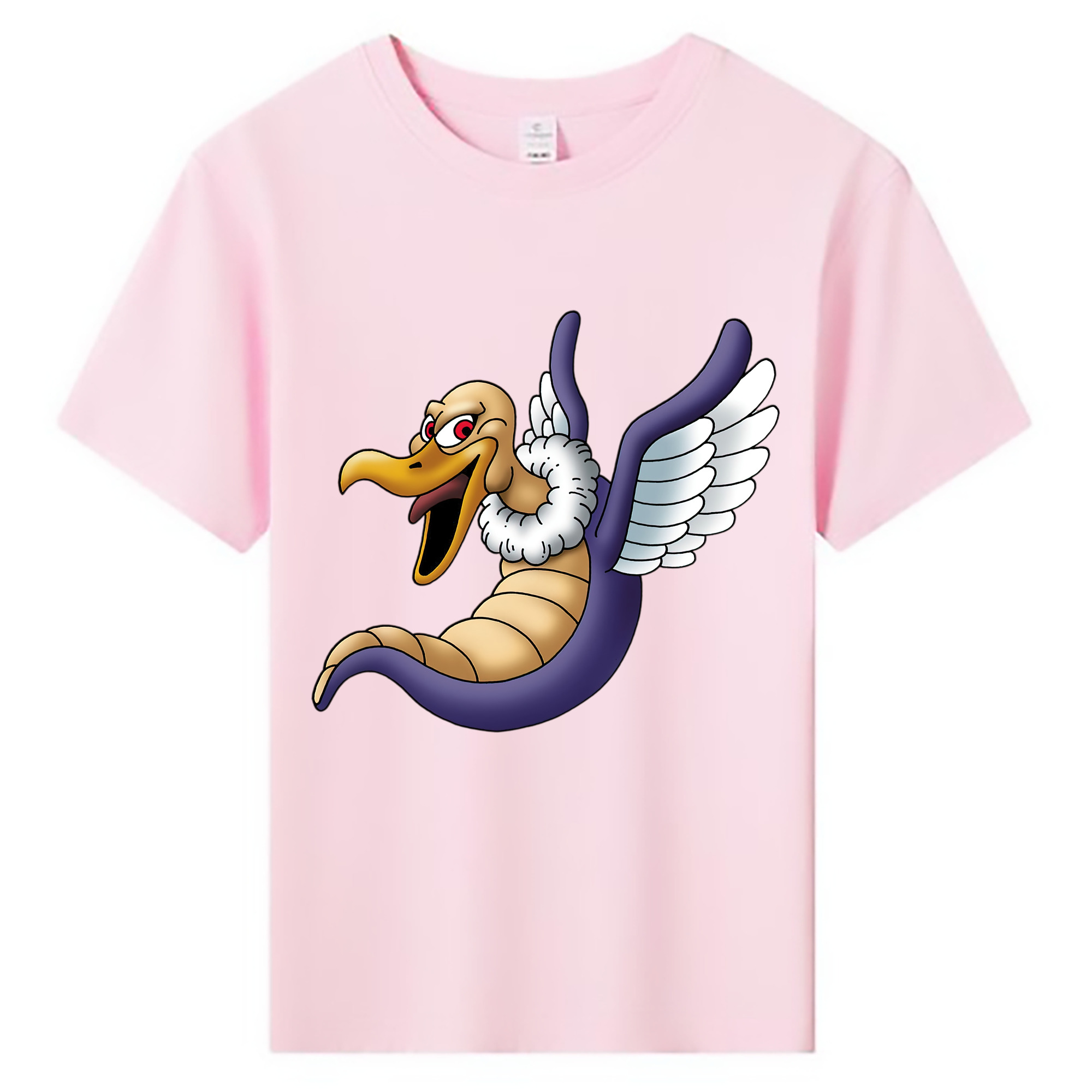 （画像用） ドラゴンクエスト Doragon Kuesuto Dragon Quest 綿100％キッズTシャツ（フロントプリント）