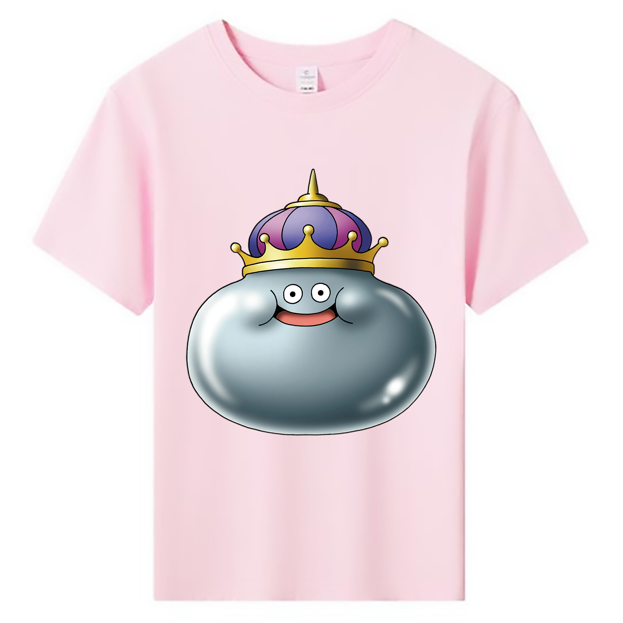 （画像用） ドラゴンクエスト Doragon Kuesuto Dragon Quest 綿100％キッズTシャツ（フロントプリント）
