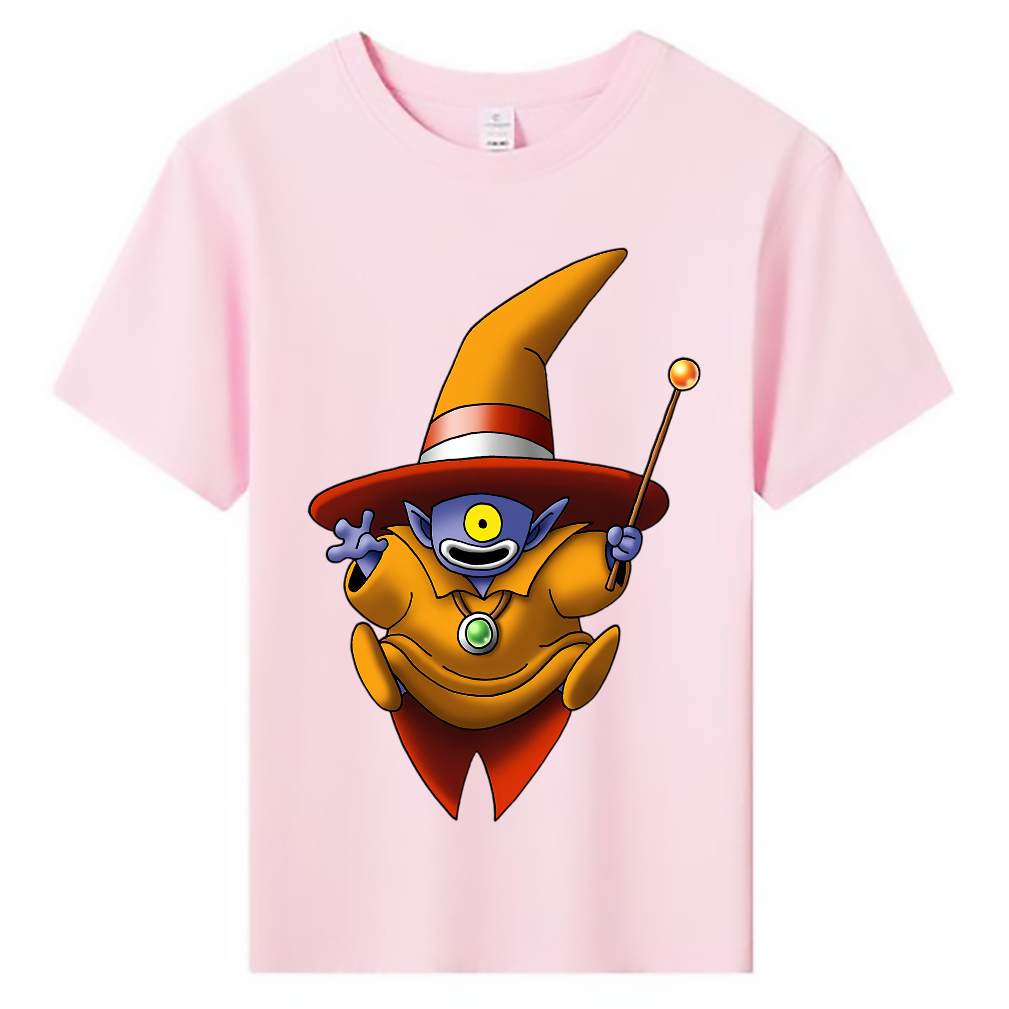 （画像用） ドラゴンクエスト Doragon Kuesuto Dragon Quest 綿100％キッズTシャツ（フロントプリント）