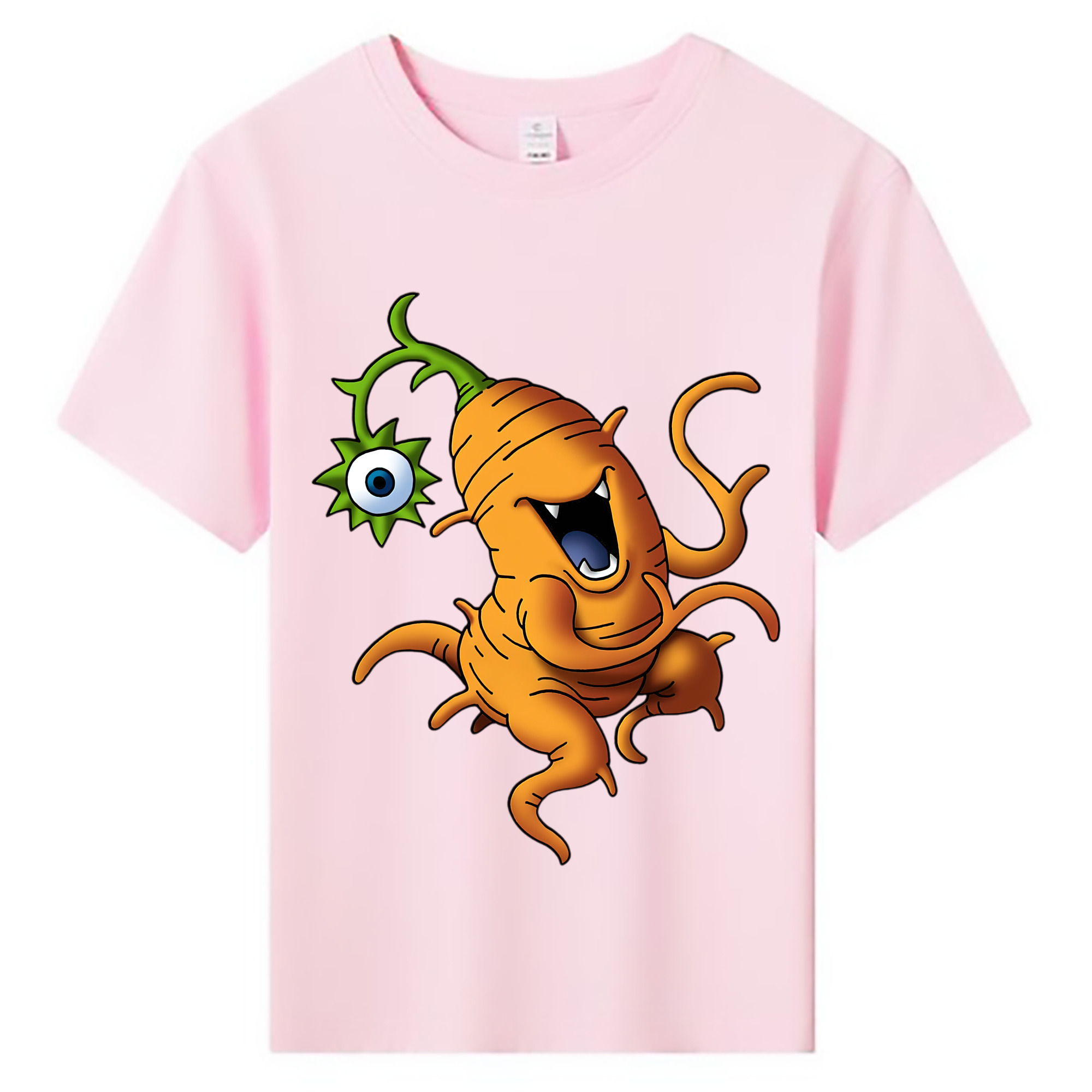 （画像用） ドラゴンクエスト Doragon Kuesuto Dragon Quest 綿100％キッズTシャツ（フロントプリント）