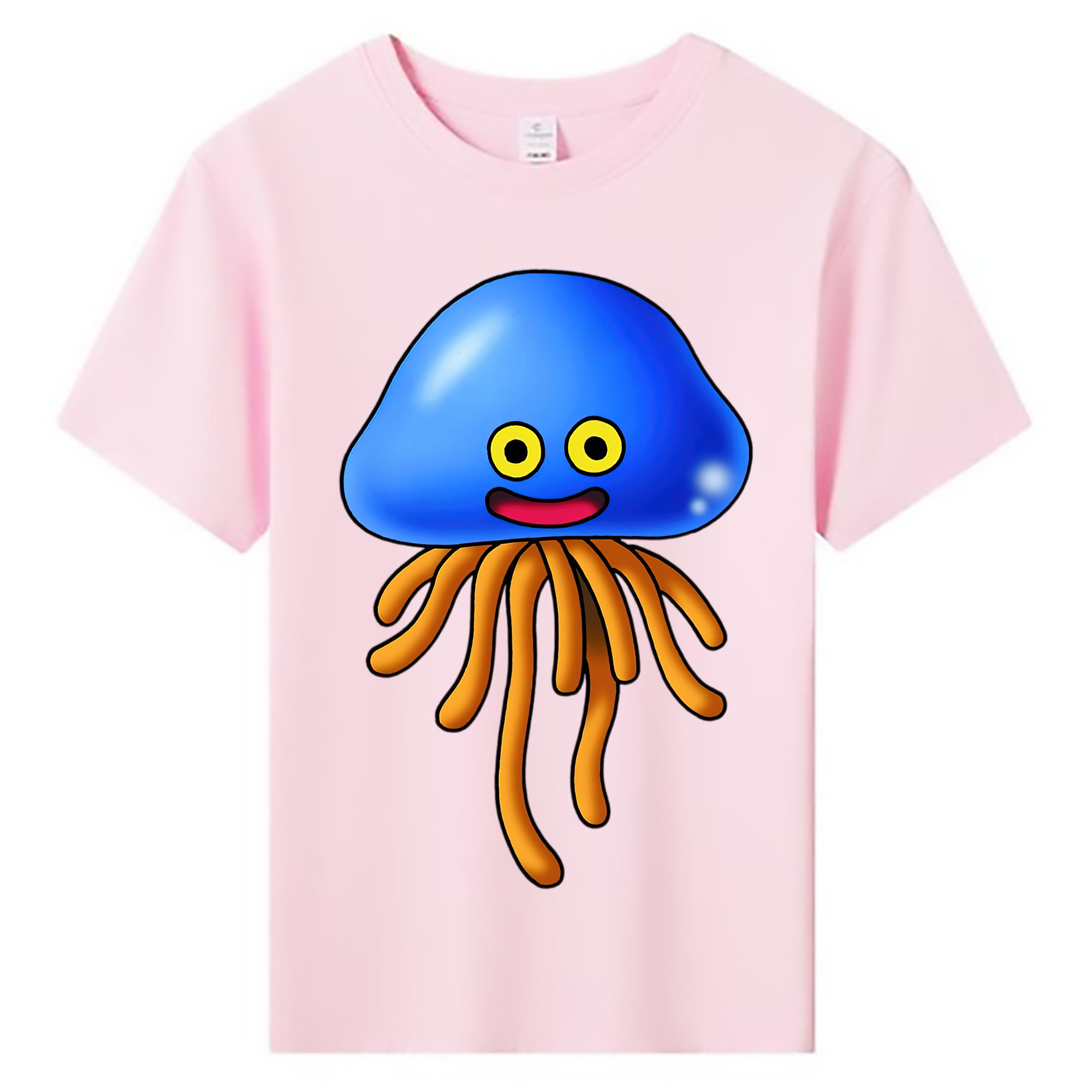 （画像用） ドラゴンクエスト Doragon Kuesuto Dragon Quest 綿100％キッズTシャツ（フロントプリント）