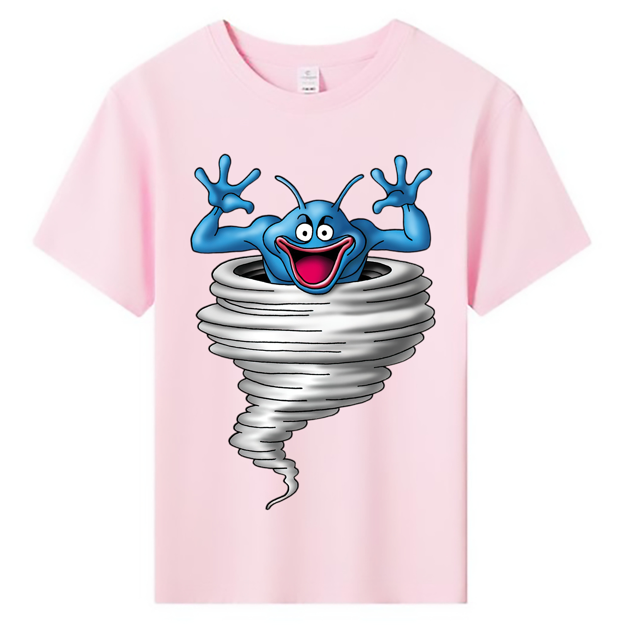 （画像用） ドラゴンクエスト Doragon Kuesuto Dragon Quest 綿100％キッズTシャツ（フロントプリント）
