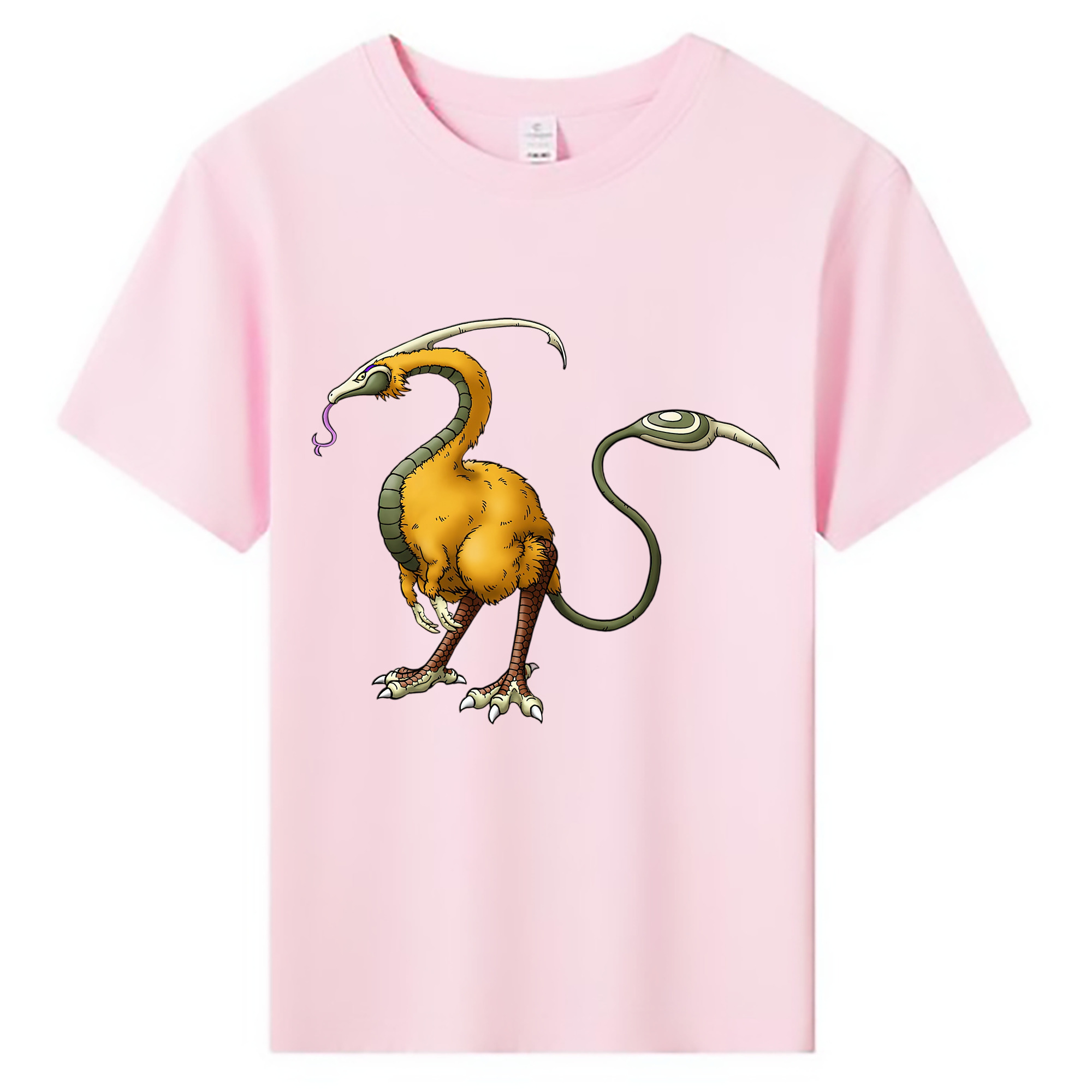 （画像用） ドラゴンクエスト Doragon Kuesuto Dragon Quest 綿100％キッズTシャツ（フロントプリント）