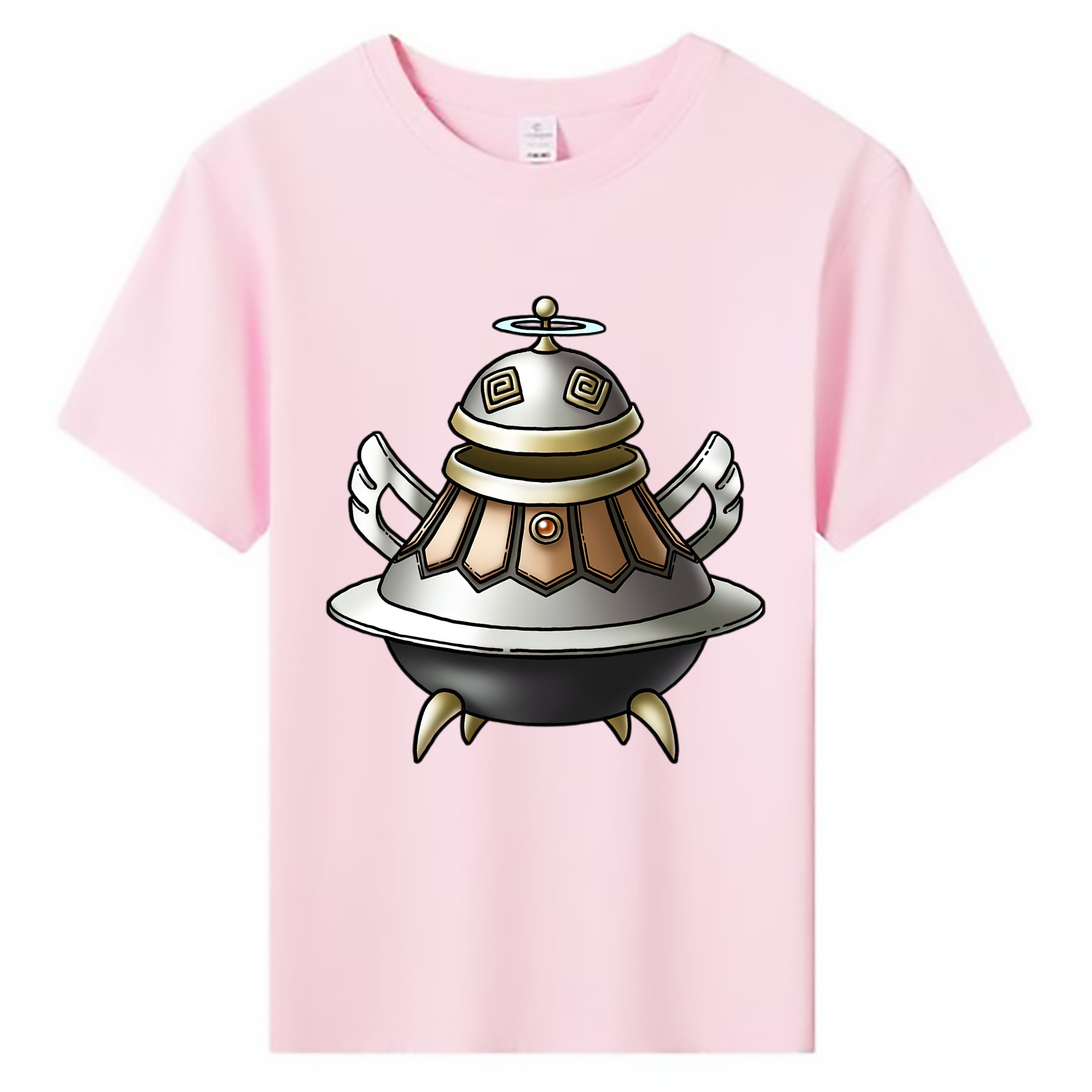（画像用） ドラゴンクエスト Doragon Kuesuto Dragon Quest 綿100％キッズTシャツ（フロントプリント）