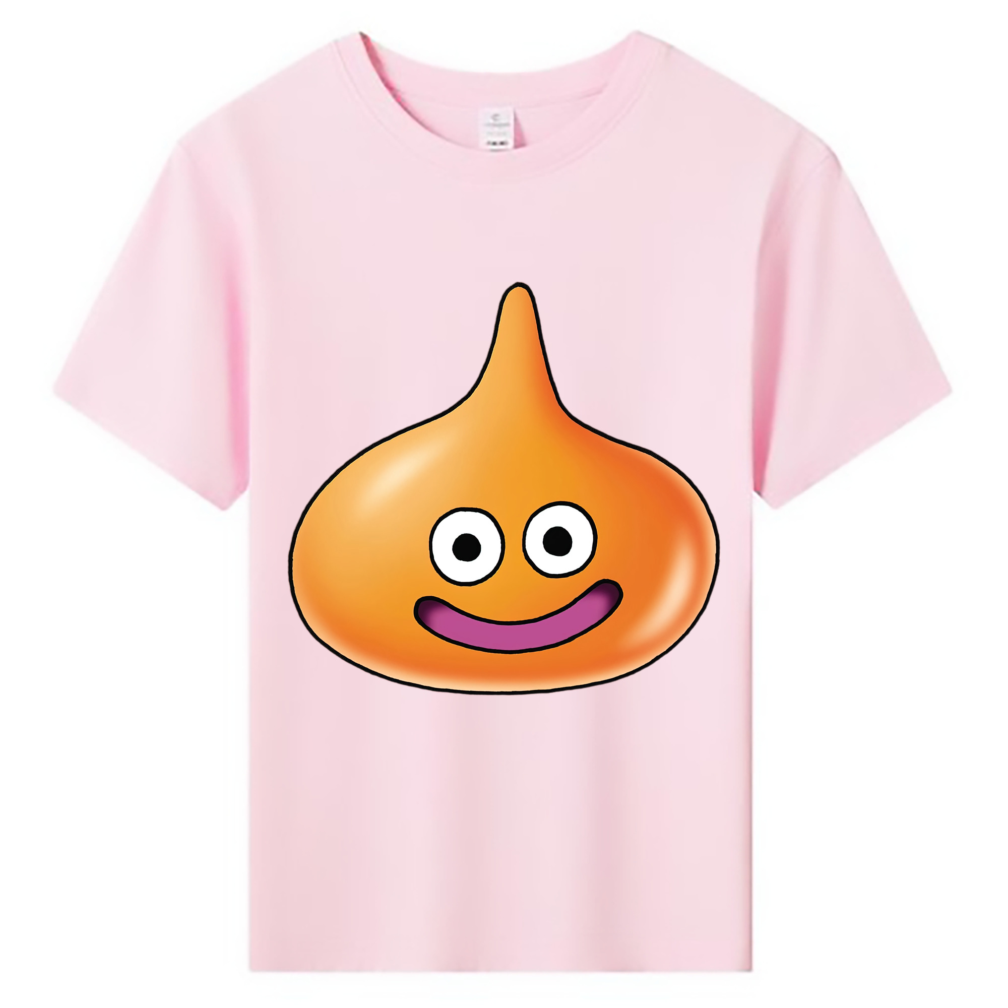 （画像用） ドラゴンクエスト Doragon Kuesuto Dragon Quest 綿100％キッズTシャツ（フロントプリント）