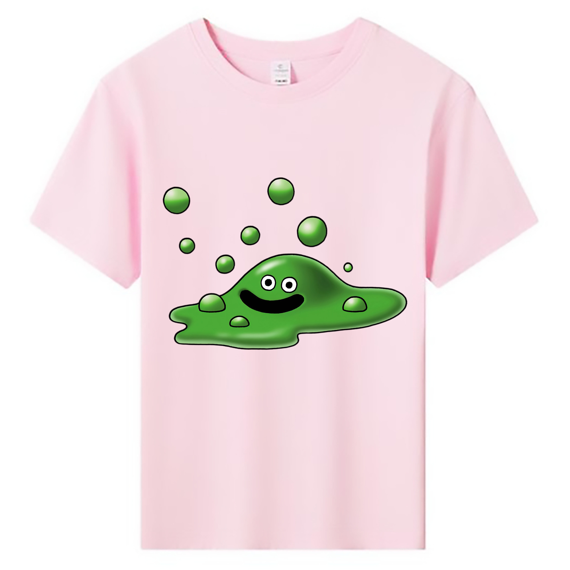 （画像用） ドラゴンクエスト Doragon Kuesuto Dragon Quest 綿100％キッズTシャツ（フロントプリント）
