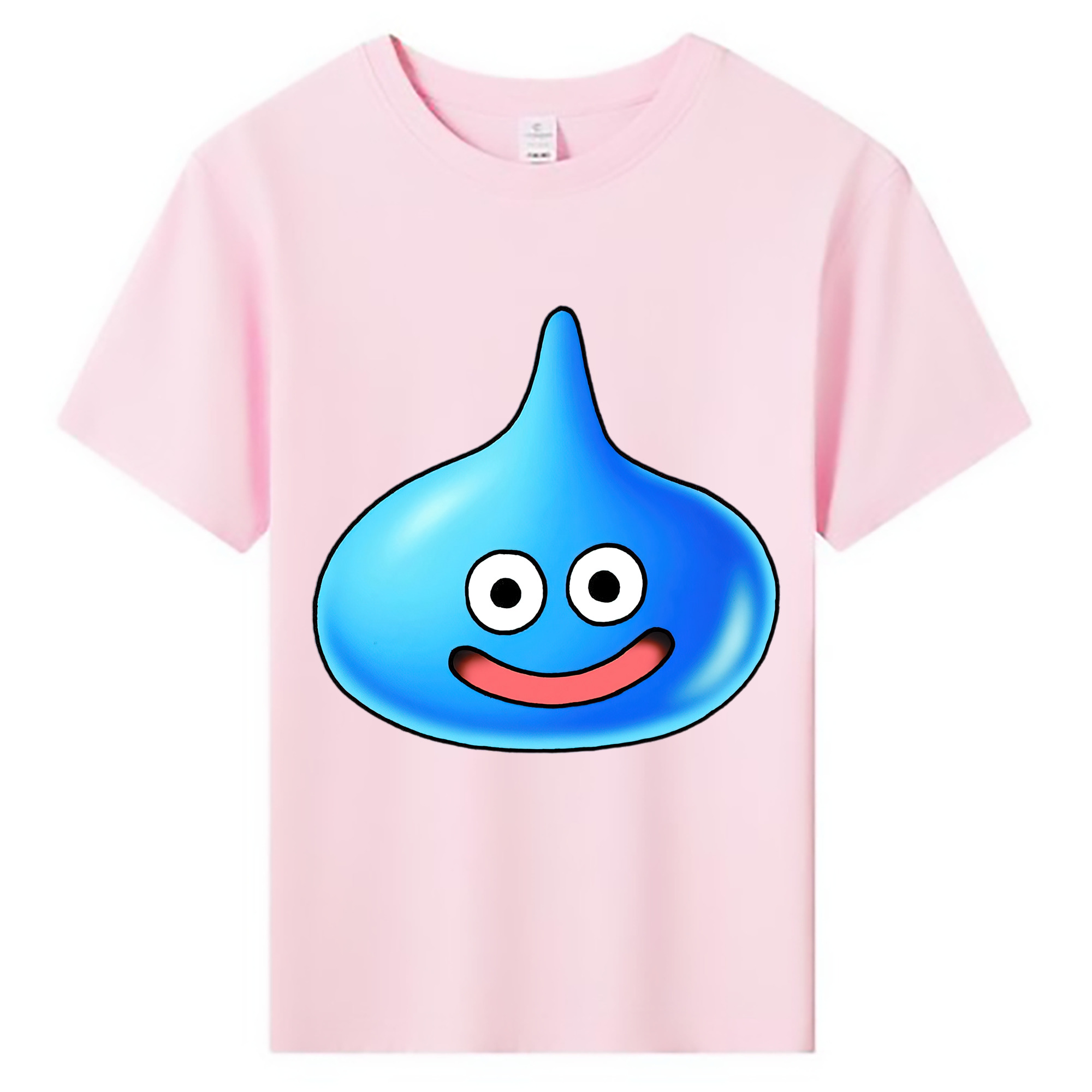 （画像用） ドラゴンクエスト Doragon Kuesuto Dragon Quest 綿100％キッズTシャツ（フロントプリント）