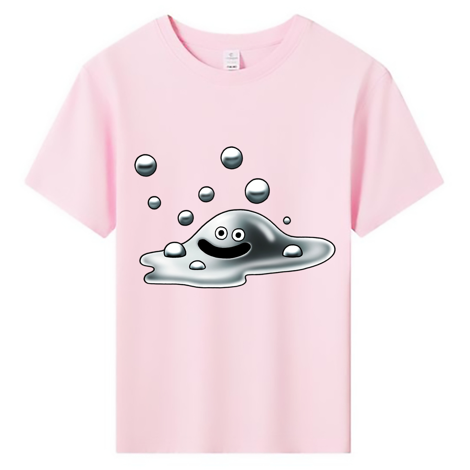（画像用） ドラゴンクエスト Doragon Kuesuto Dragon Quest 綿100％キッズTシャツ（フロントプリント）