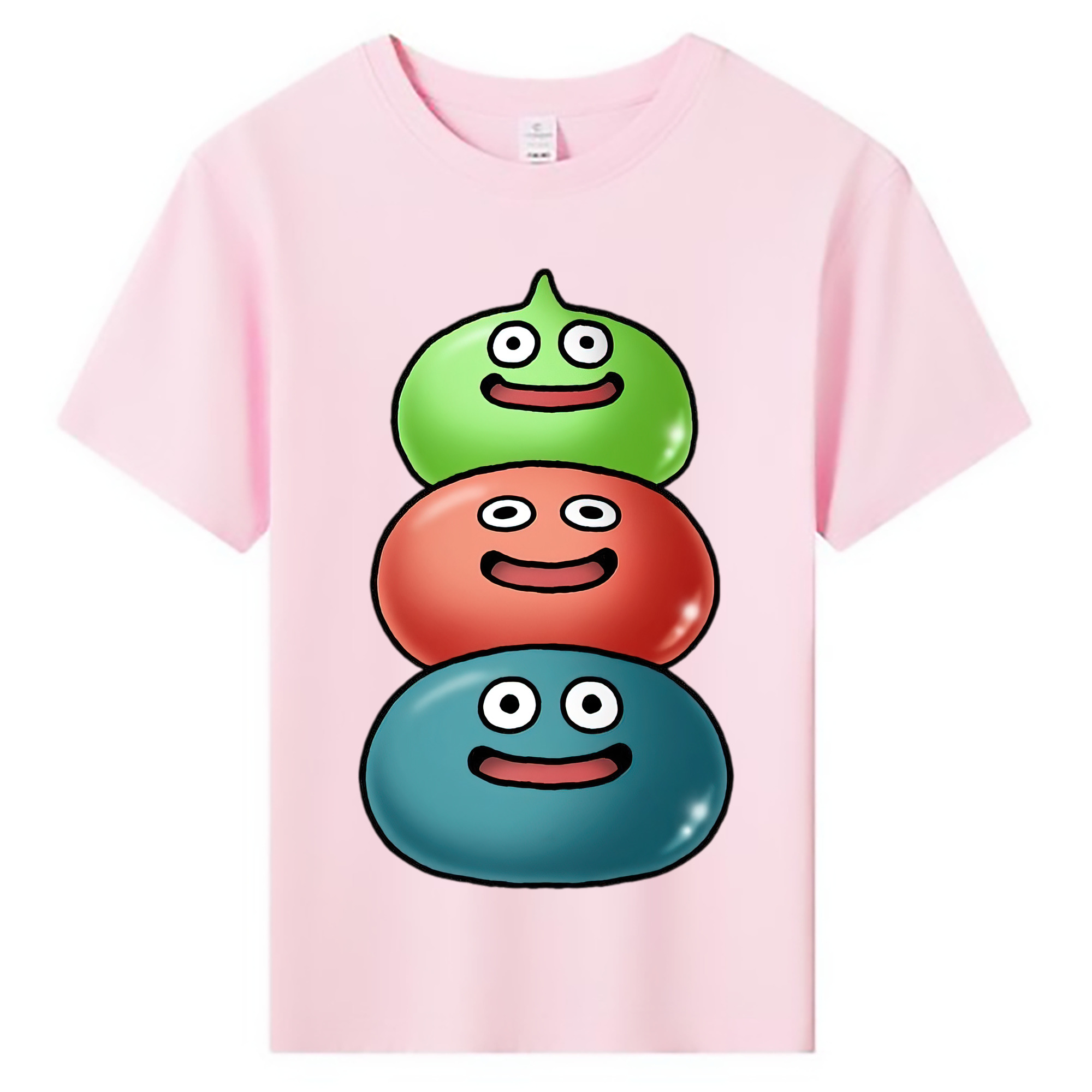 （画像用） ドラゴンクエスト Doragon Kuesuto Dragon Quest 綿100％キッズTシャツ（フロントプリント）
