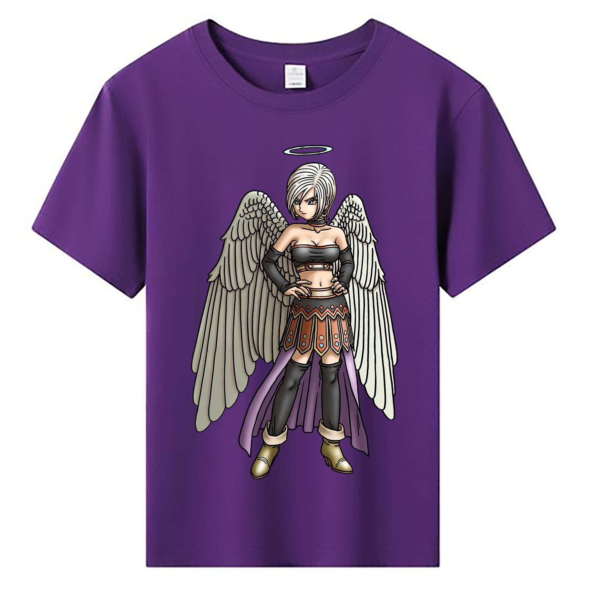 （画像用） ドラゴンクエスト Doragon Kuesuto Dragon Quest 綿100％キッズTシャツ（フロントプリント）