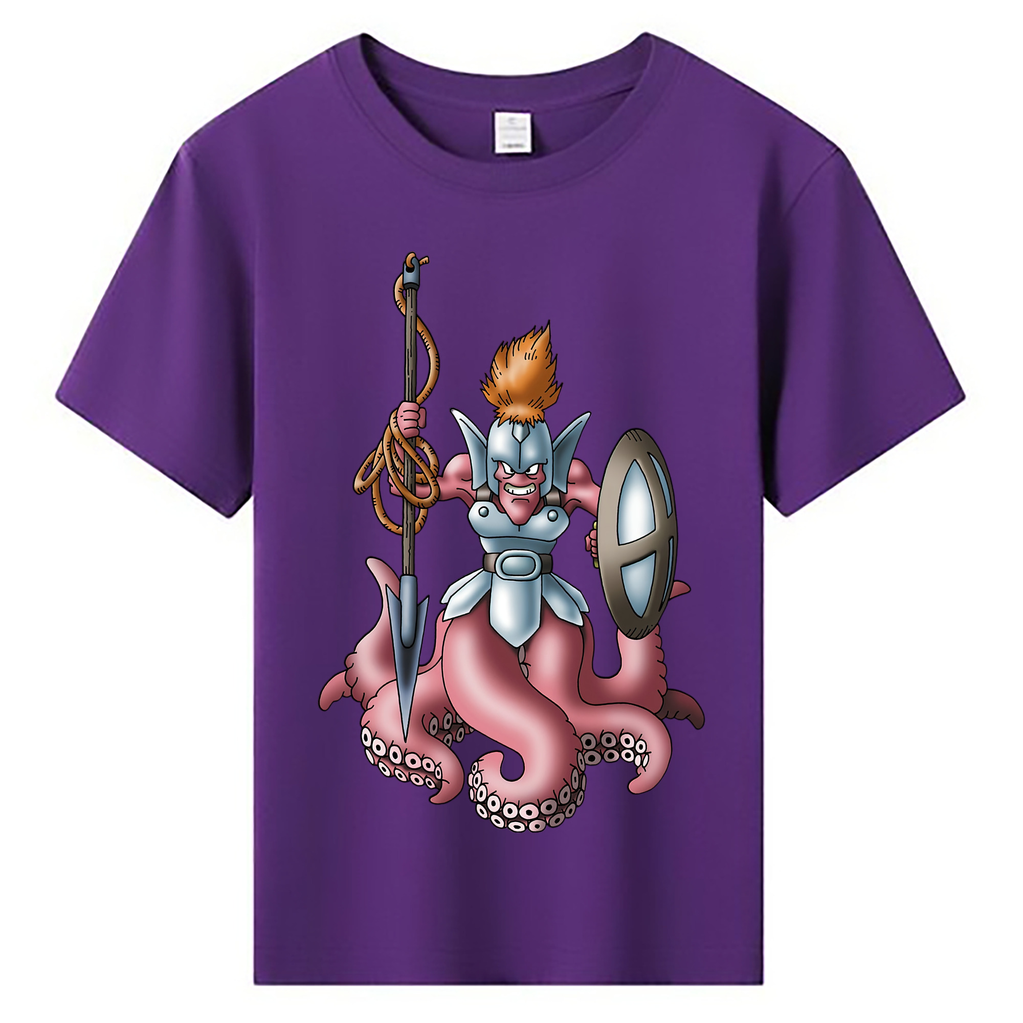 （画像用） ドラゴンクエスト Doragon Kuesuto Dragon Quest 綿100％キッズTシャツ（フロントプリント）