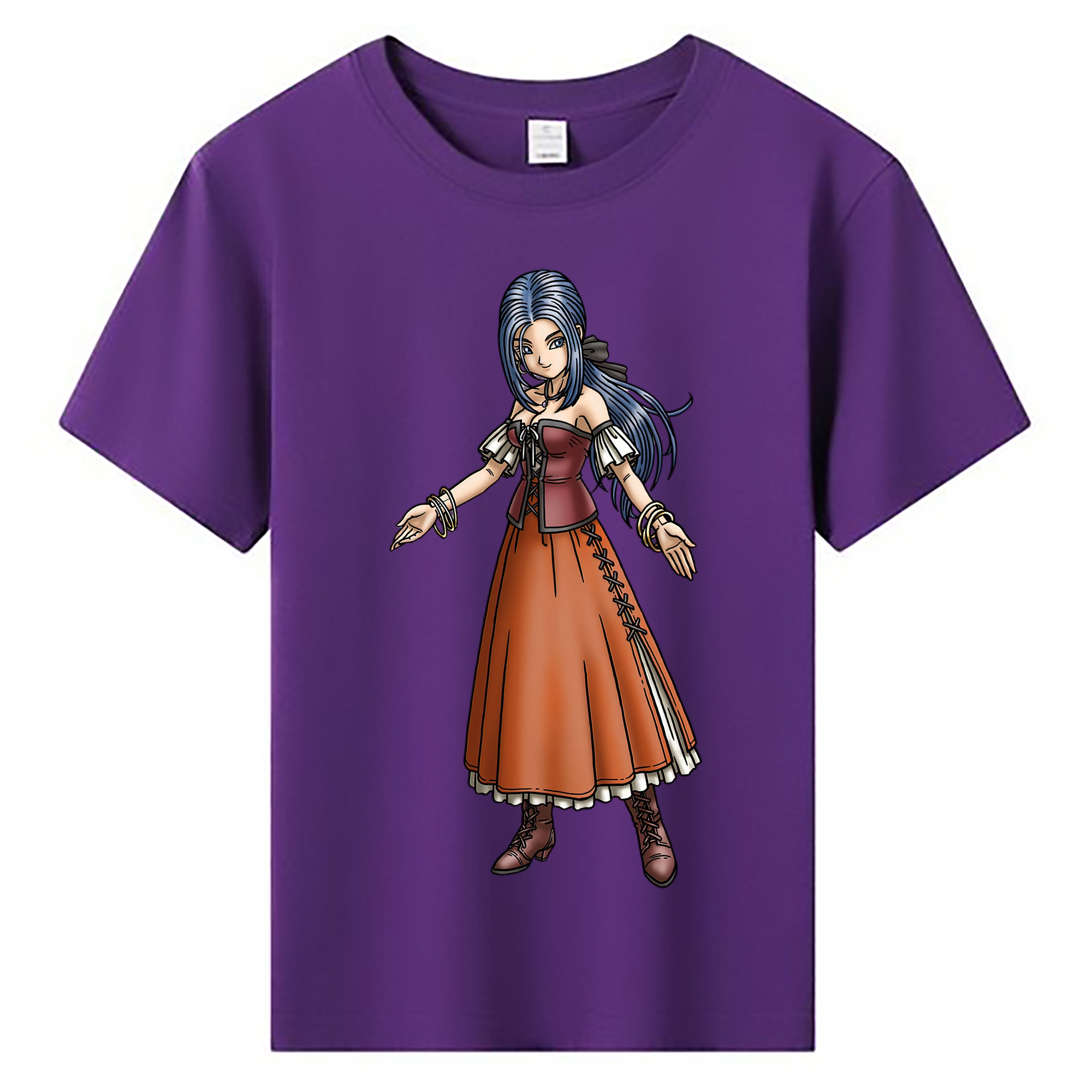 （画像用） ドラゴンクエスト Doragon Kuesuto Dragon Quest 綿100％キッズTシャツ（フロントプリント）