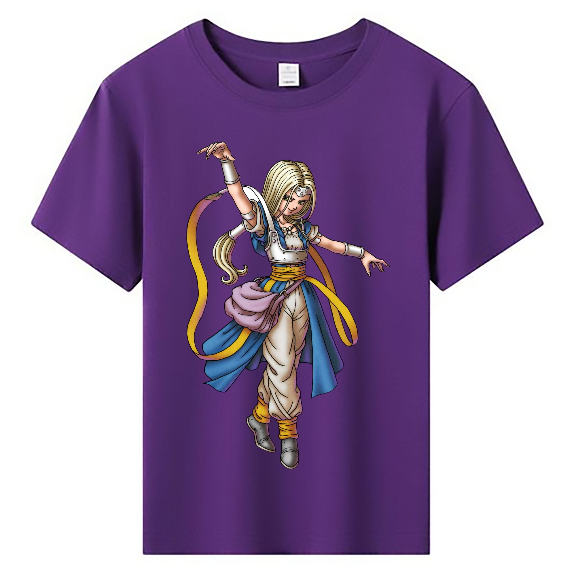 （画像用） ドラゴンクエスト Doragon Kuesuto Dragon Quest 綿100％キッズTシャツ（フロントプリント）