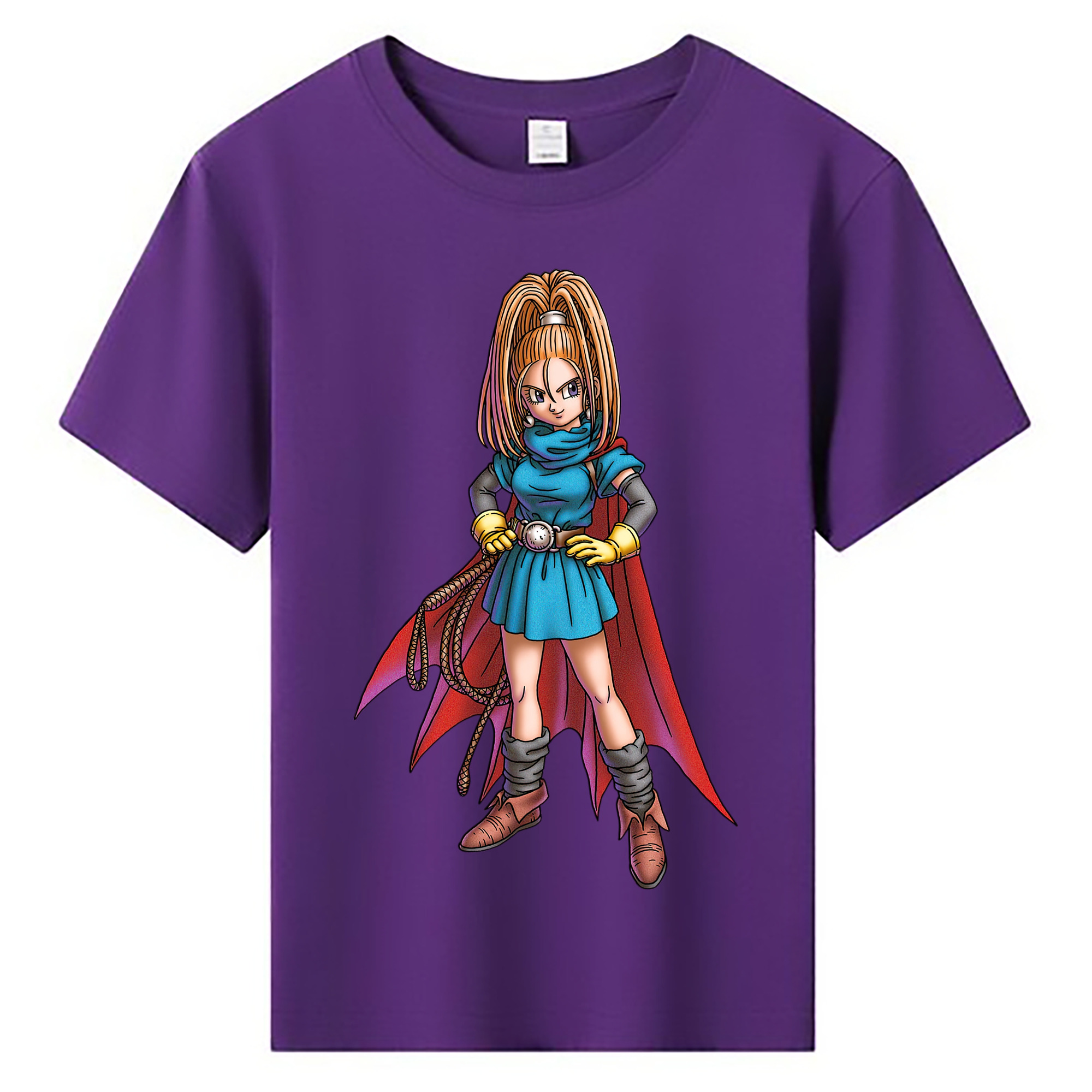 （画像用） ドラゴンクエスト Doragon Kuesuto Dragon Quest 綿100％キッズTシャツ（フロントプリント）