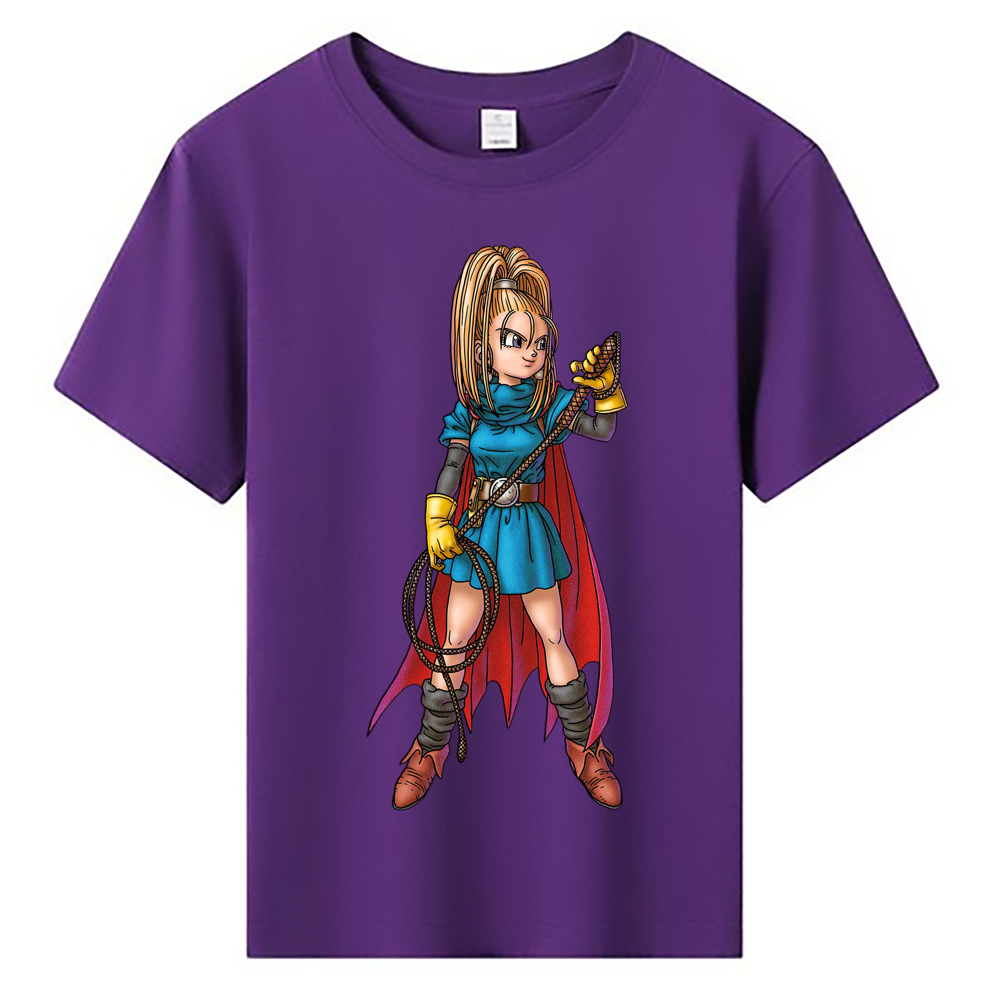 （画像用） ドラゴンクエスト Doragon Kuesuto Dragon Quest 綿100％キッズTシャツ（フロントプリント）
