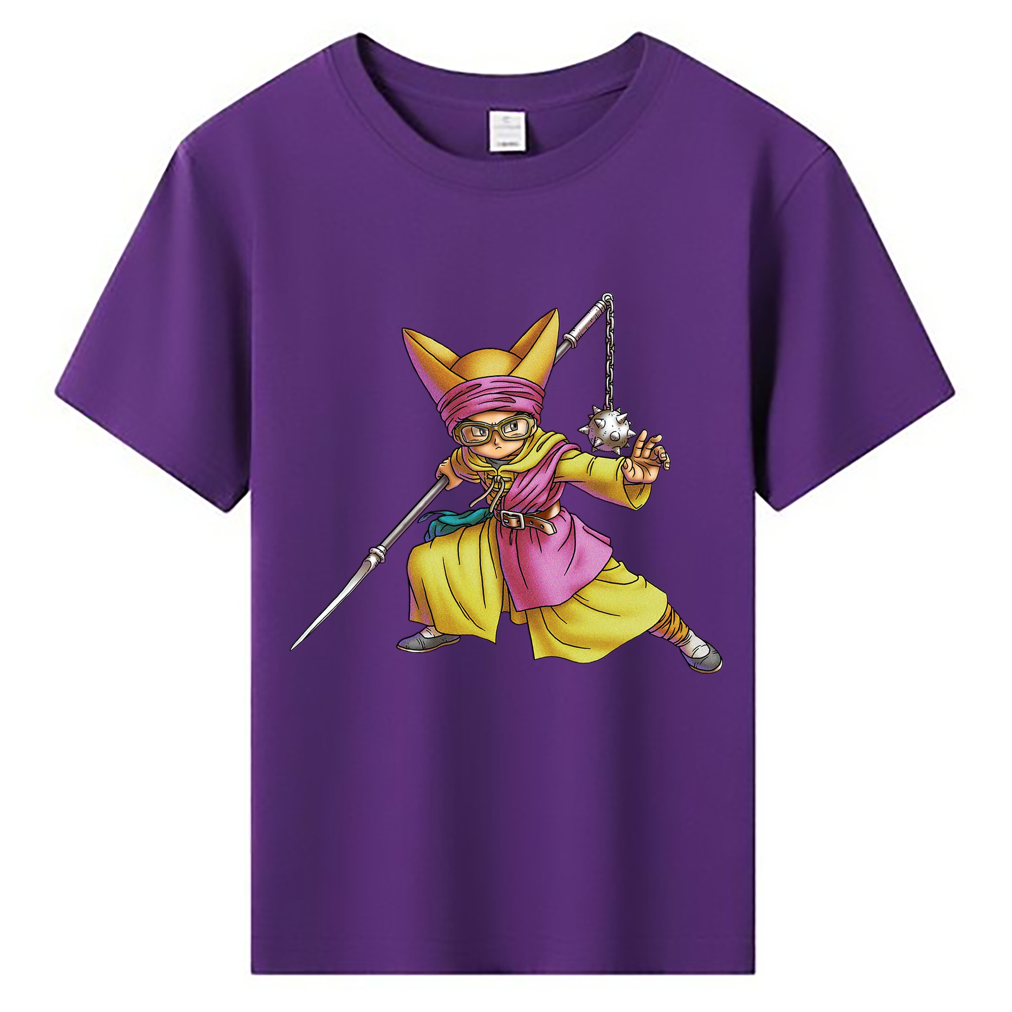 （画像用） ドラゴンクエスト Doragon Kuesuto Dragon Quest 綿100％キッズTシャツ（フロントプリント）