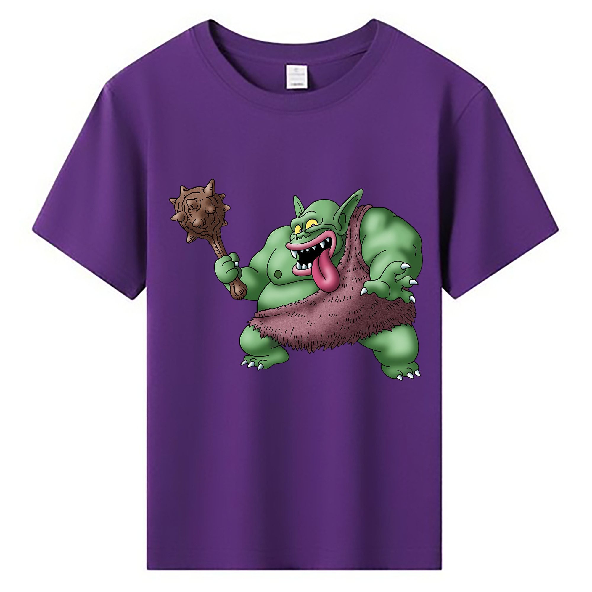（画像用） ドラゴンクエスト Doragon Kuesuto Dragon Quest 綿100％キッズTシャツ（フロントプリント）