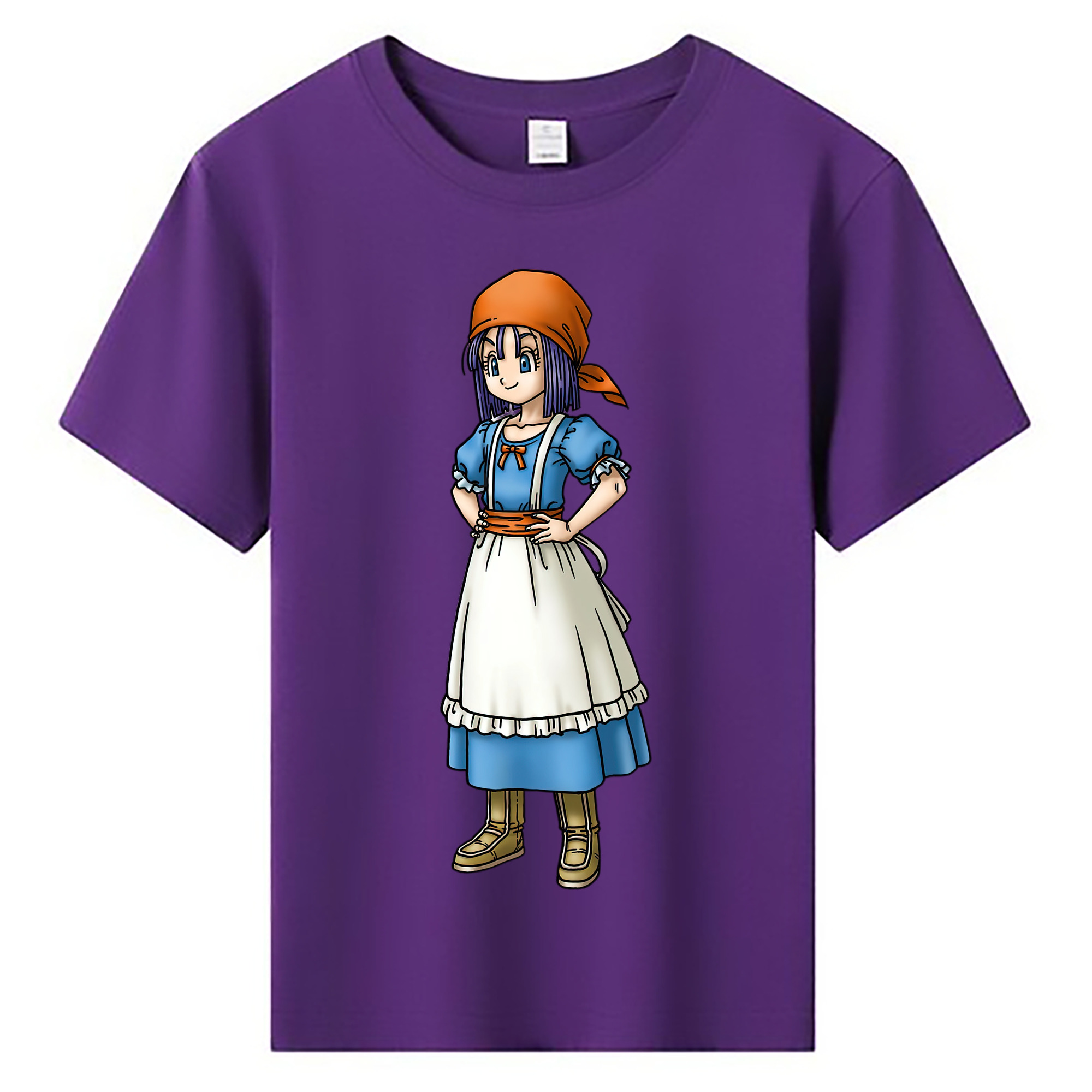 （画像用） ドラゴンクエスト Doragon Kuesuto Dragon Quest 綿100％キッズTシャツ（フロントプリント）