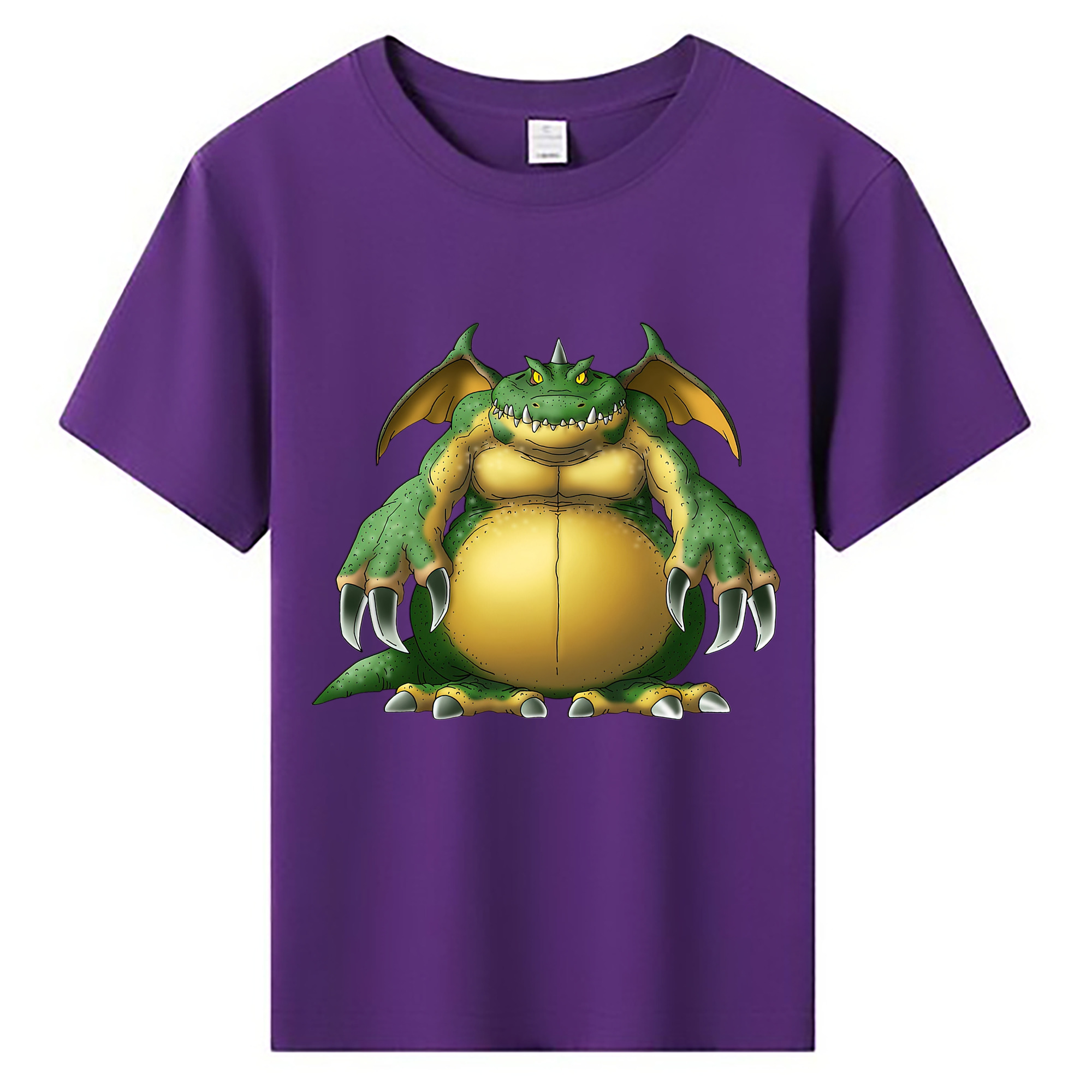 （画像用） ドラゴンクエスト Doragon Kuesuto Dragon Quest 綿100％キッズTシャツ（フロントプリント）