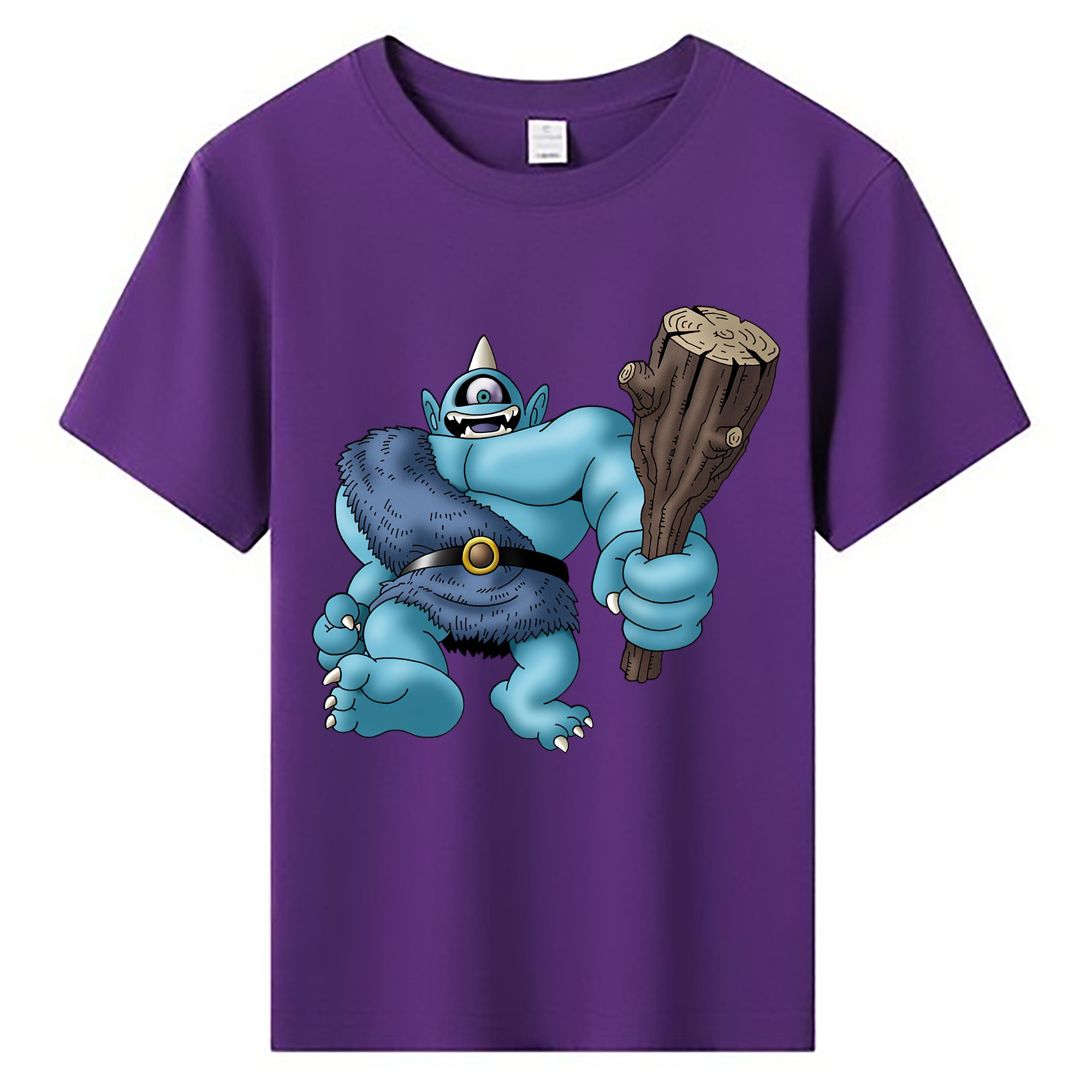 （画像用） ドラゴンクエスト Doragon Kuesuto Dragon Quest 綿100％キッズTシャツ（フロントプリント）
