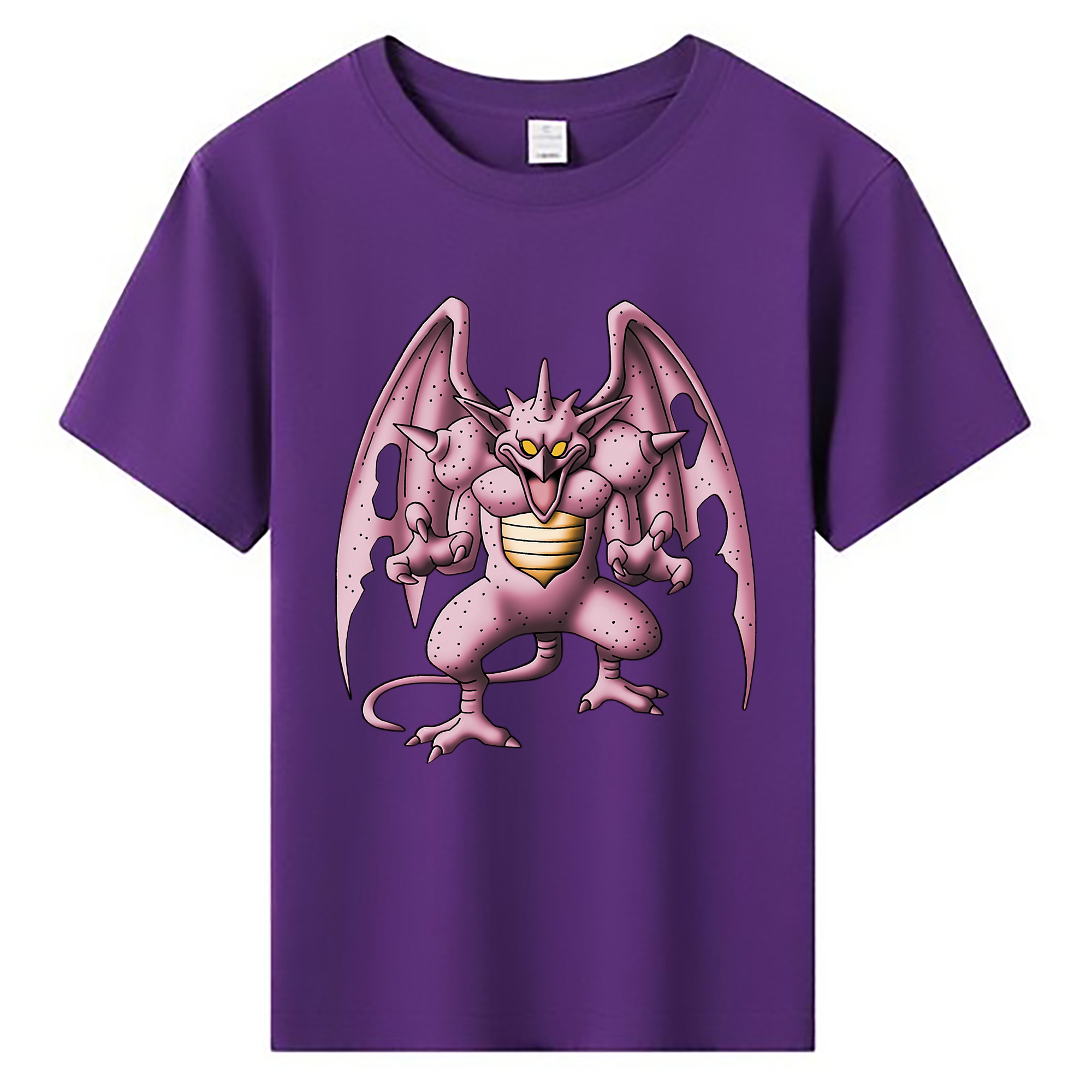 （画像用） ドラゴンクエスト Doragon Kuesuto Dragon Quest 綿100％キッズTシャツ（フロントプリント）
