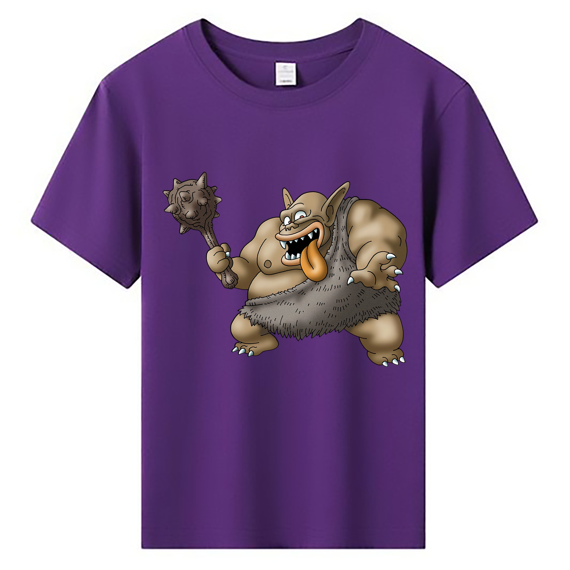 （画像用） ドラゴンクエスト Doragon Kuesuto Dragon Quest 綿100％キッズTシャツ（フロントプリント）