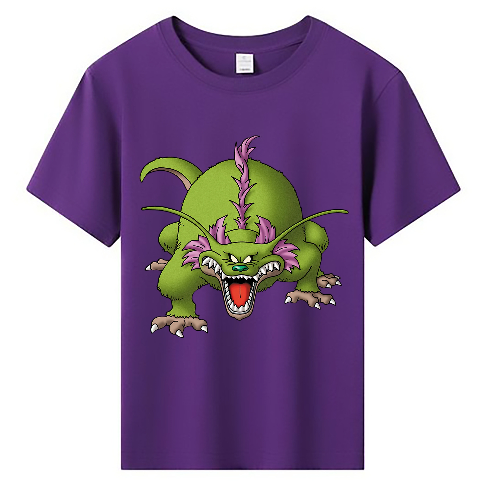 （画像用） ドラゴンクエスト Doragon Kuesuto Dragon Quest 綿100％キッズTシャツ（フロントプリント）