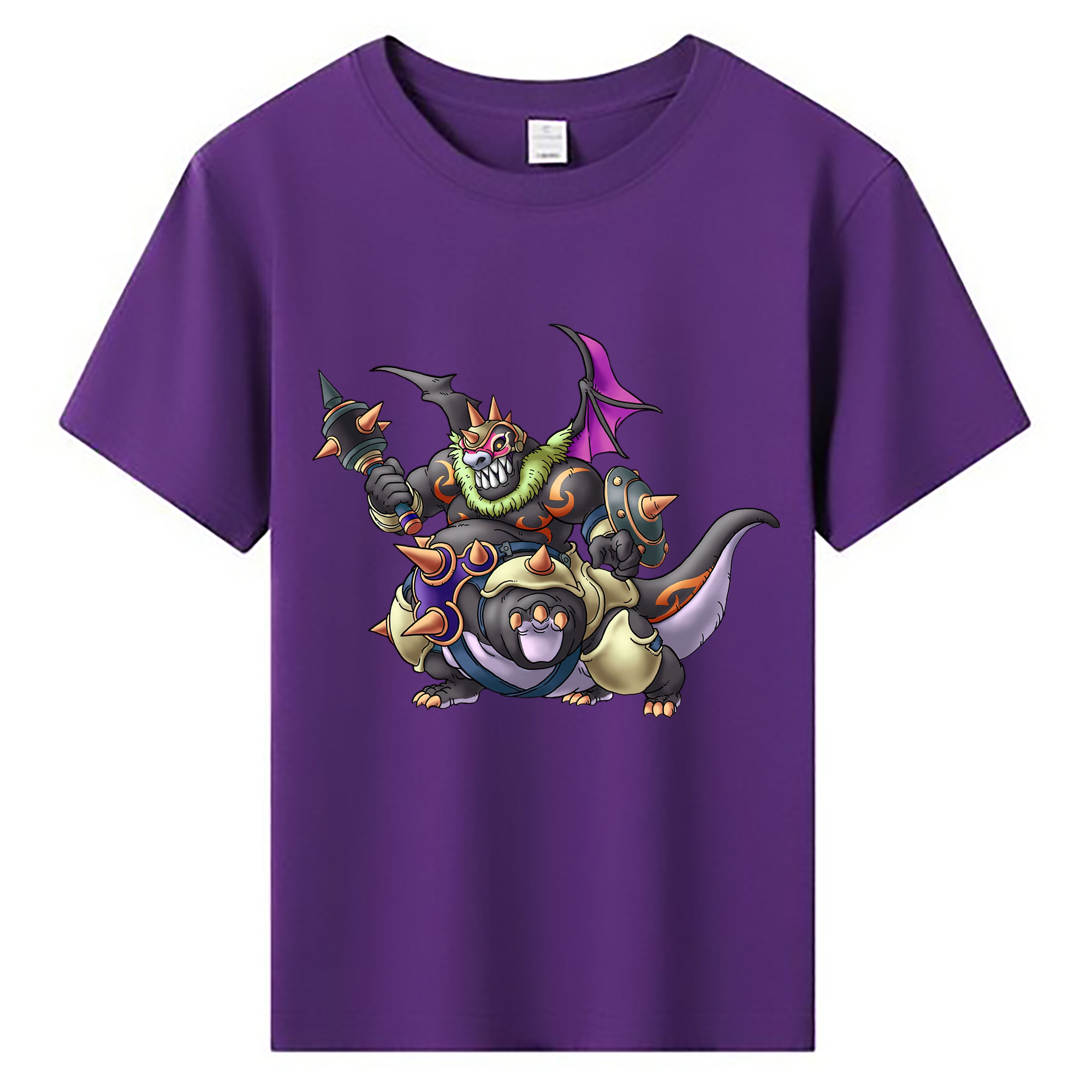 （画像用） ドラゴンクエスト Doragon Kuesuto Dragon Quest 綿100％キッズTシャツ（フロントプリント）