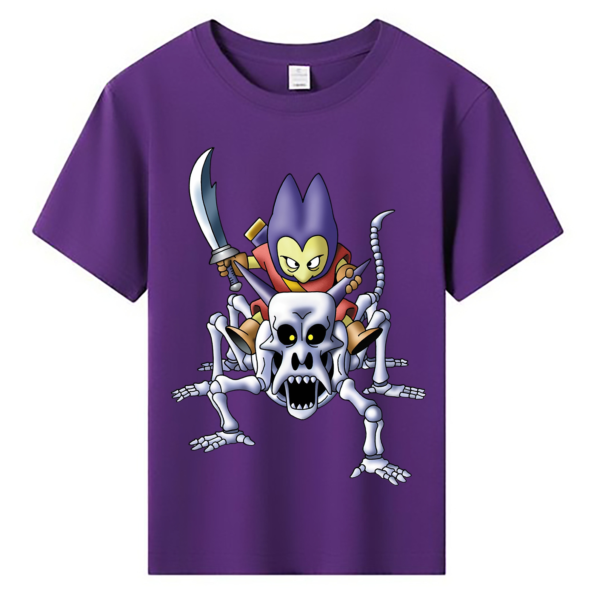 （画像用） ドラゴンクエスト Doragon Kuesuto Dragon Quest 綿100％キッズTシャツ（フロントプリント）