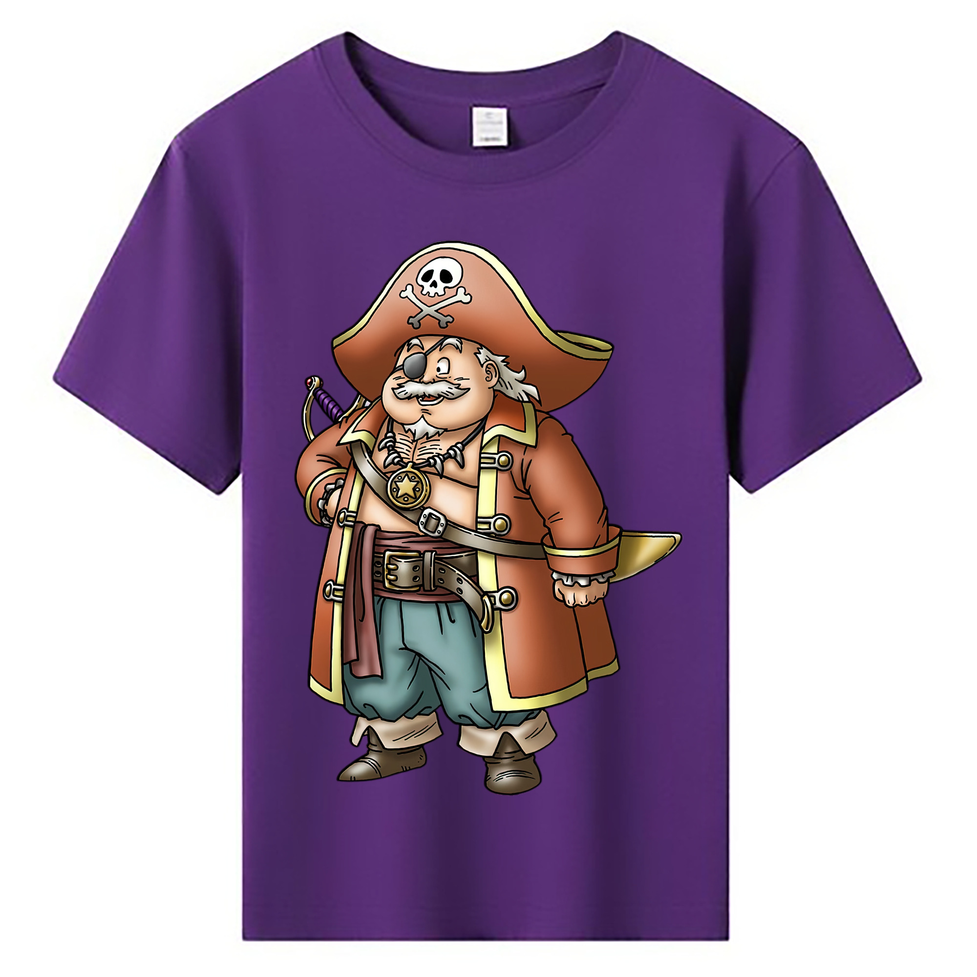 （画像用） ドラゴンクエスト Doragon Kuesuto Dragon Quest 綿100％キッズTシャツ（フロントプリント）