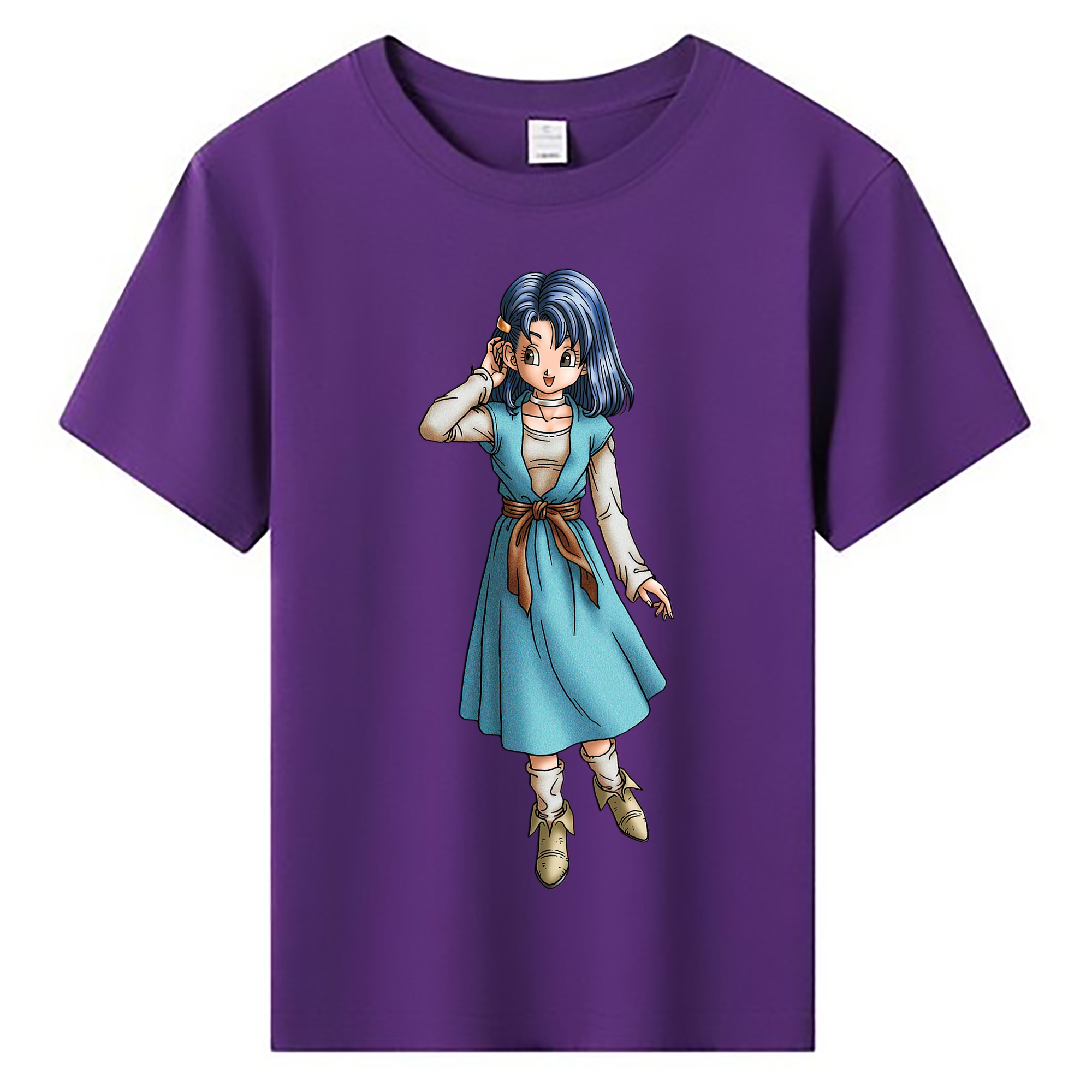 （画像用） ドラゴンクエスト Doragon Kuesuto Dragon Quest 綿100％キッズTシャツ（フロントプリント）