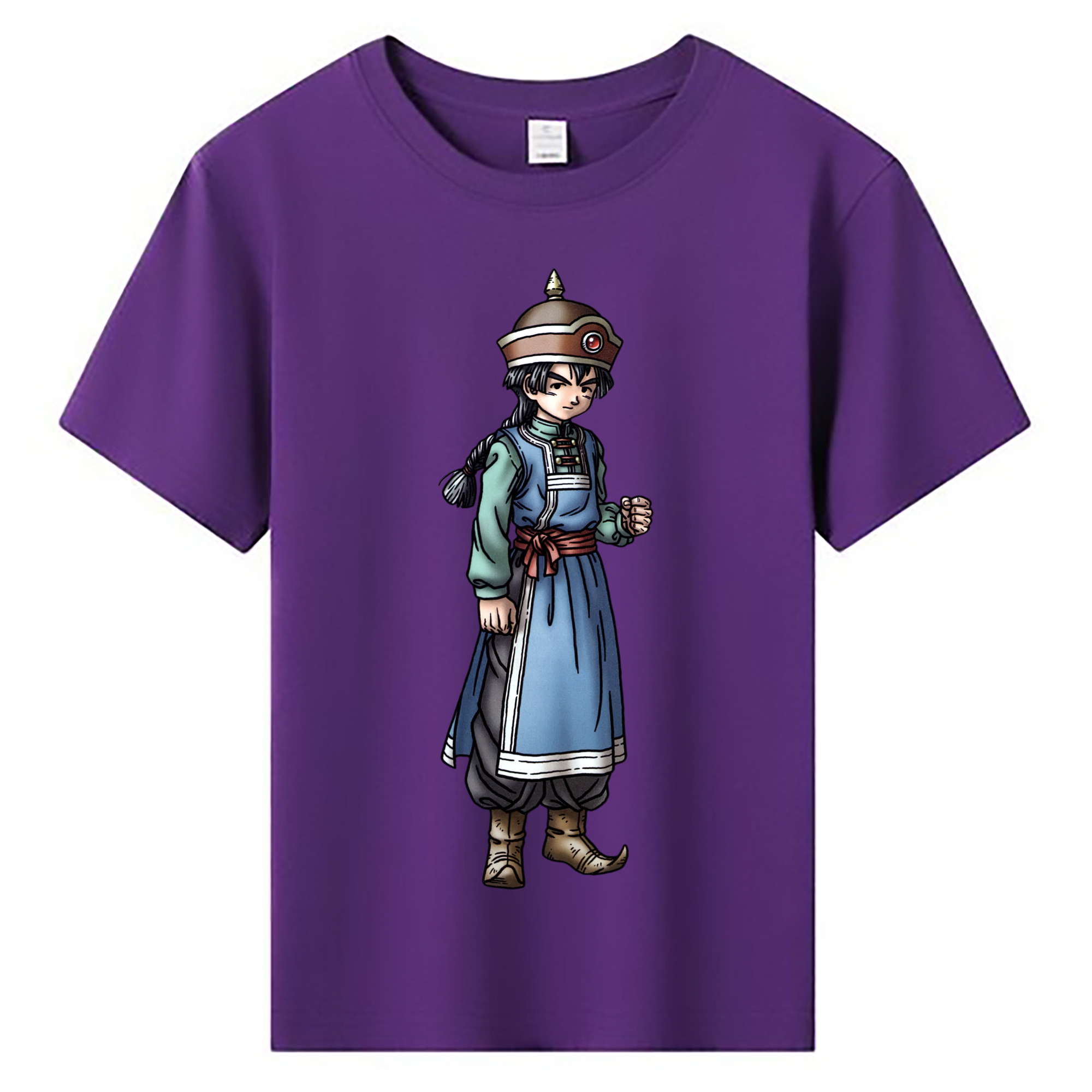 （画像用） ドラゴンクエスト Doragon Kuesuto Dragon Quest 綿100％キッズTシャツ（フロントプリント）