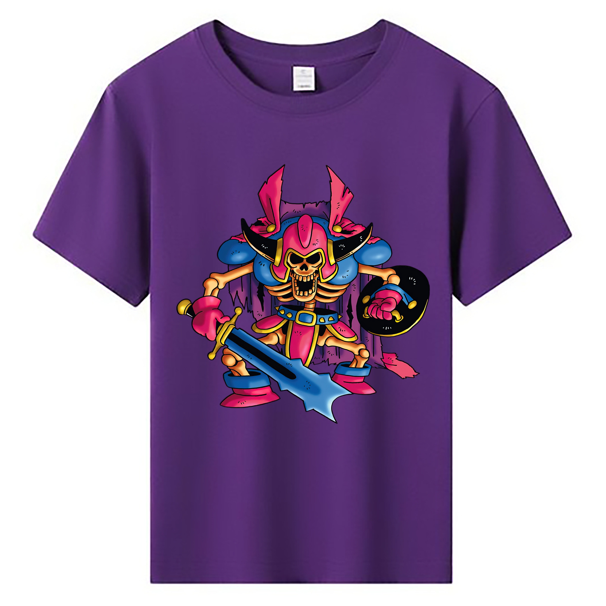 （画像用） ドラゴンクエスト Doragon Kuesuto Dragon Quest 綿100％キッズTシャツ（フロントプリント）