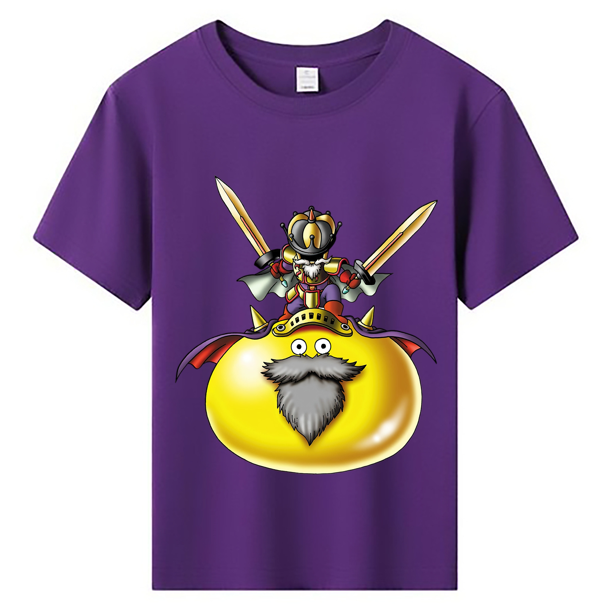 （画像用） ドラゴンクエスト Doragon Kuesuto Dragon Quest 綿100％キッズTシャツ（フロントプリント）