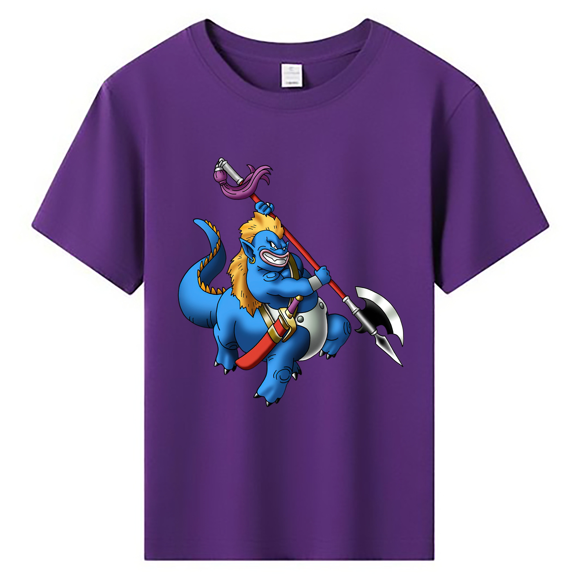 （画像用） ドラゴンクエスト Doragon Kuesuto Dragon Quest 綿100％キッズTシャツ（フロントプリント）