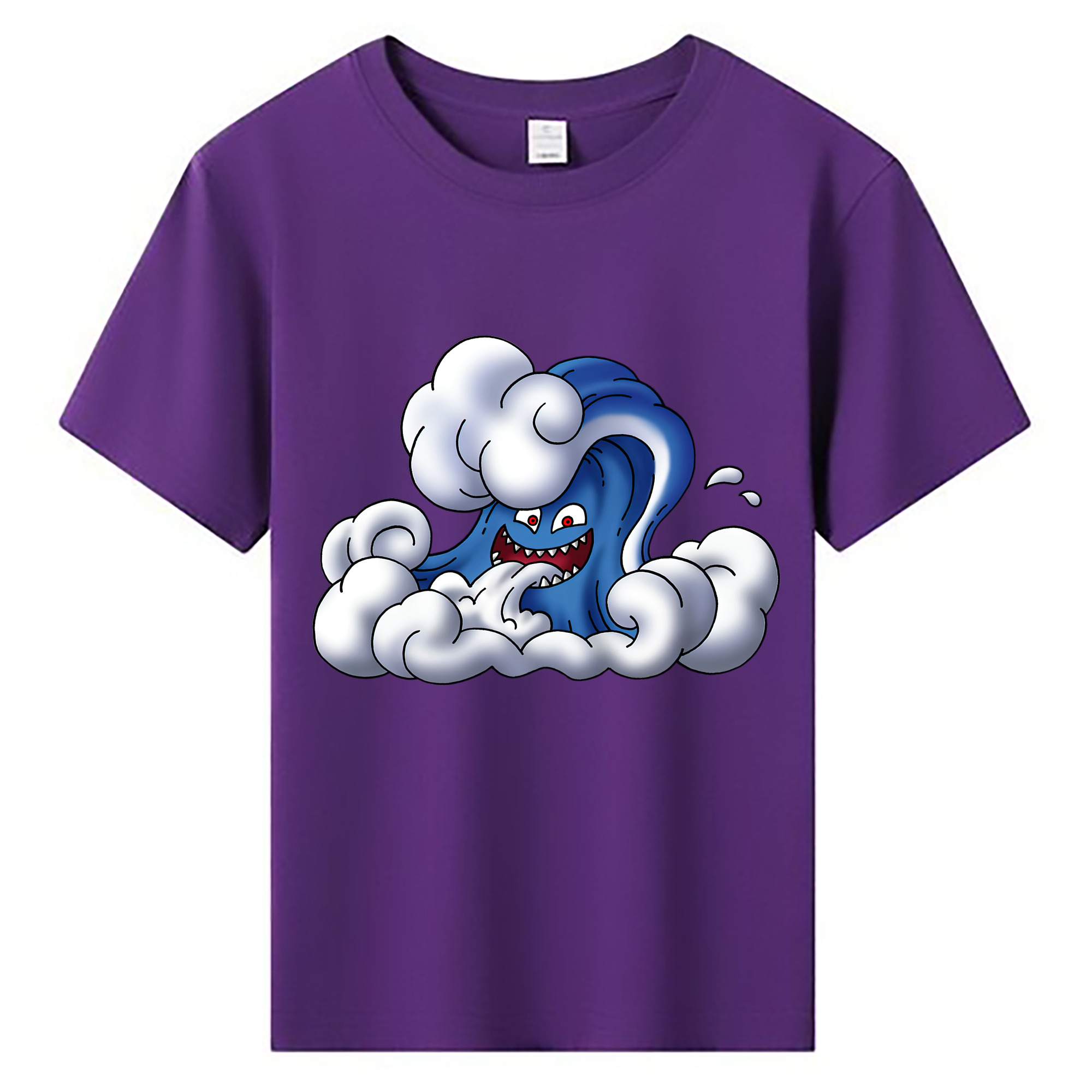 （画像用） ドラゴンクエスト Doragon Kuesuto Dragon Quest 綿100％キッズTシャツ（フロントプリント）